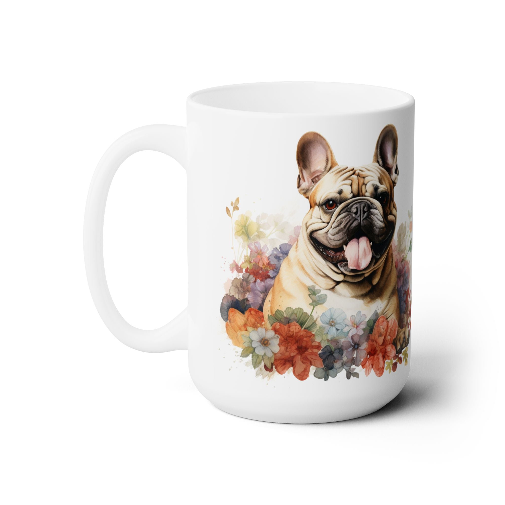 Frenchie Floral Delight Mug - Perfect Gift for Dog Lovers - Darwin & Rose