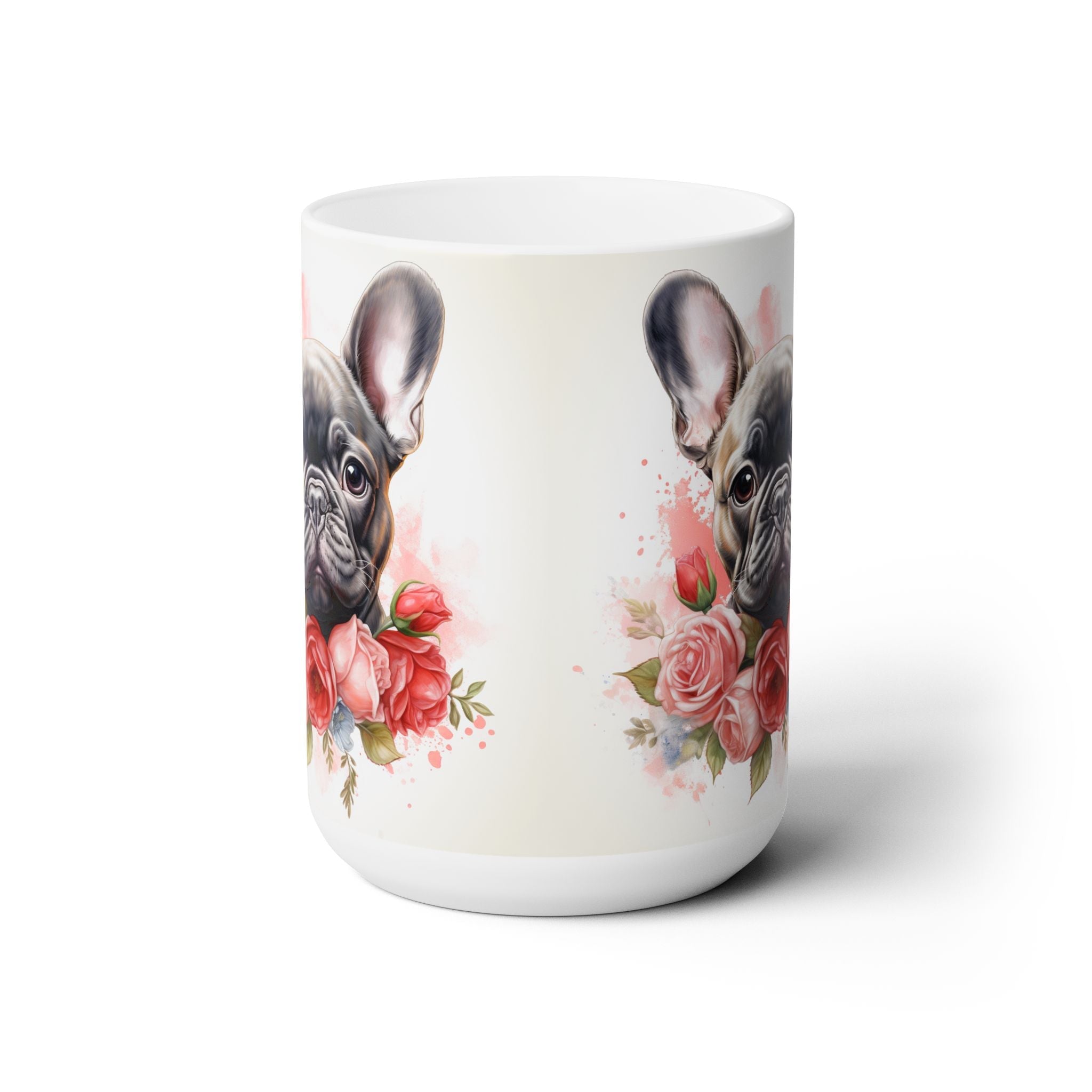 Frenchie Floral Coffee Mug - French Bulldog Gift for Dog Lovers - Darwin & Rose