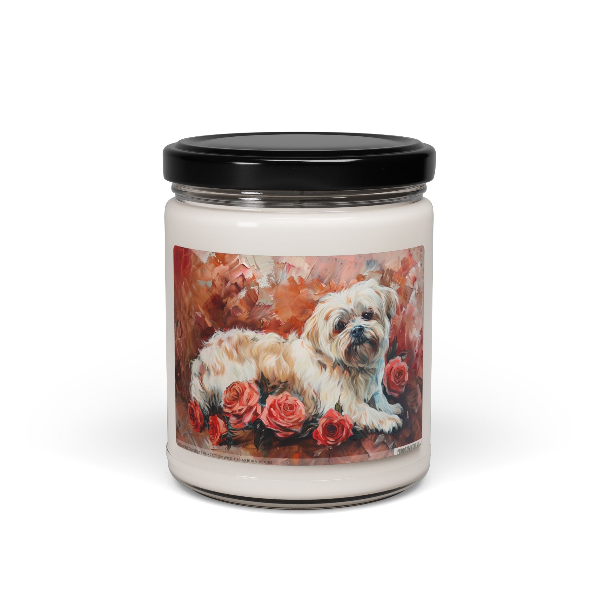 Havanese Vintage Dog Candle - Soy Wax Gift for Pet Lovers - Darwin & Rose