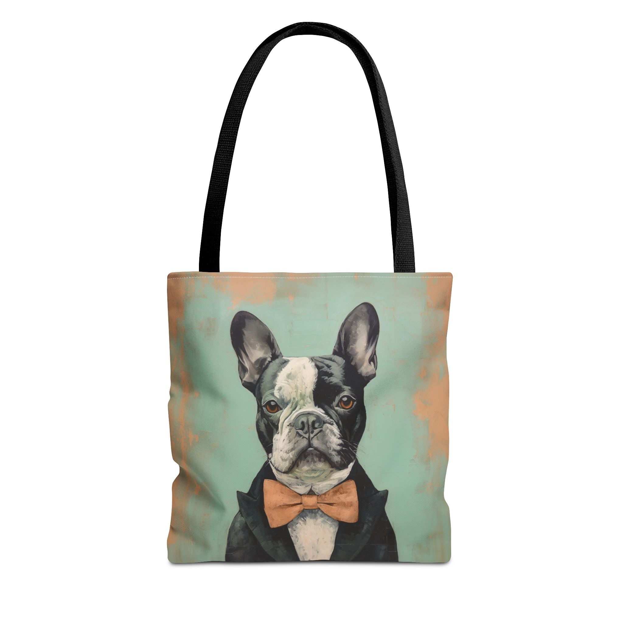 French Bulldog Canvas Tote Bag - Chic Art Design for Dog Lovers - Darwin & Rose