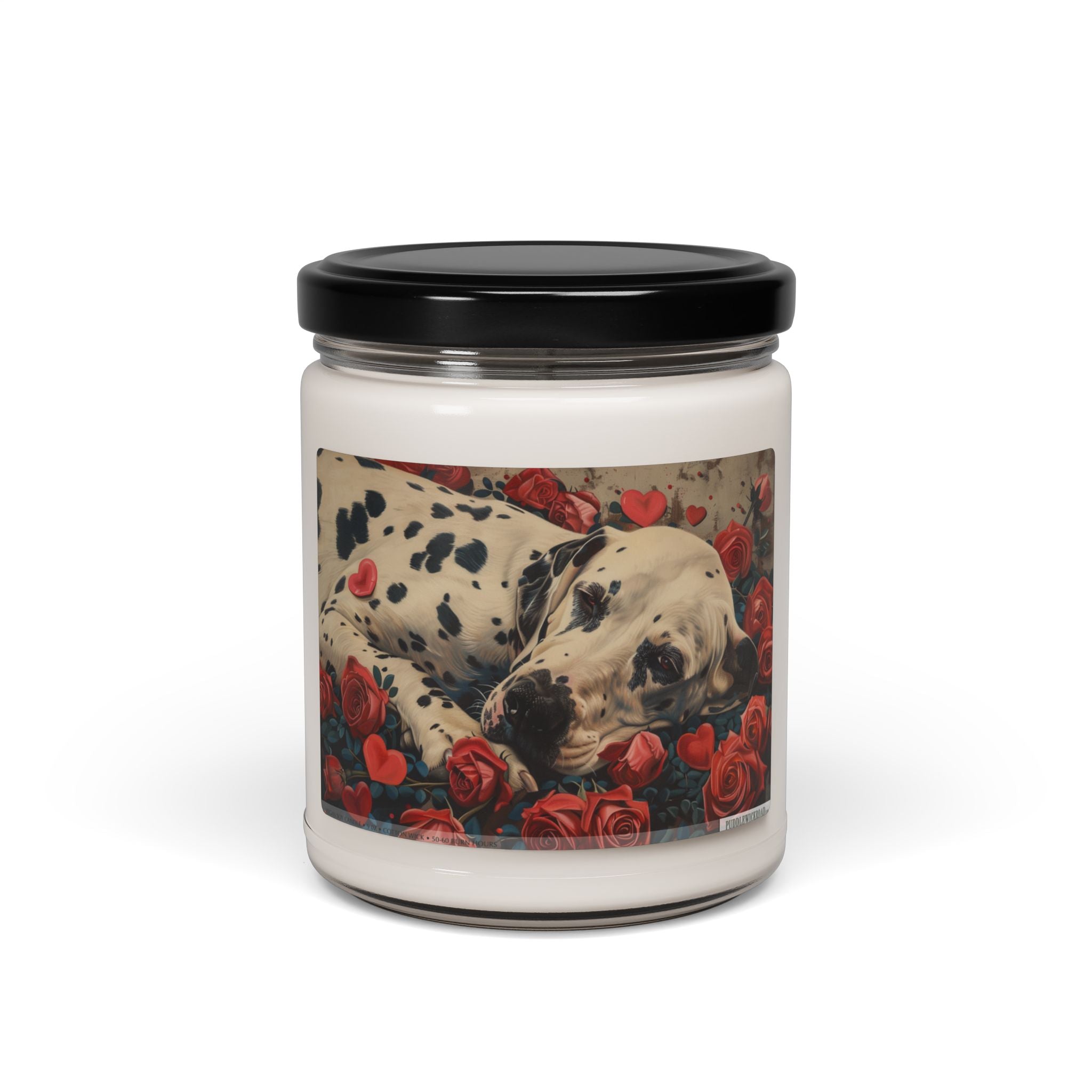Dalmatian Love Candle - Memorial Gift for Dog Lovers - Darwin & Rose