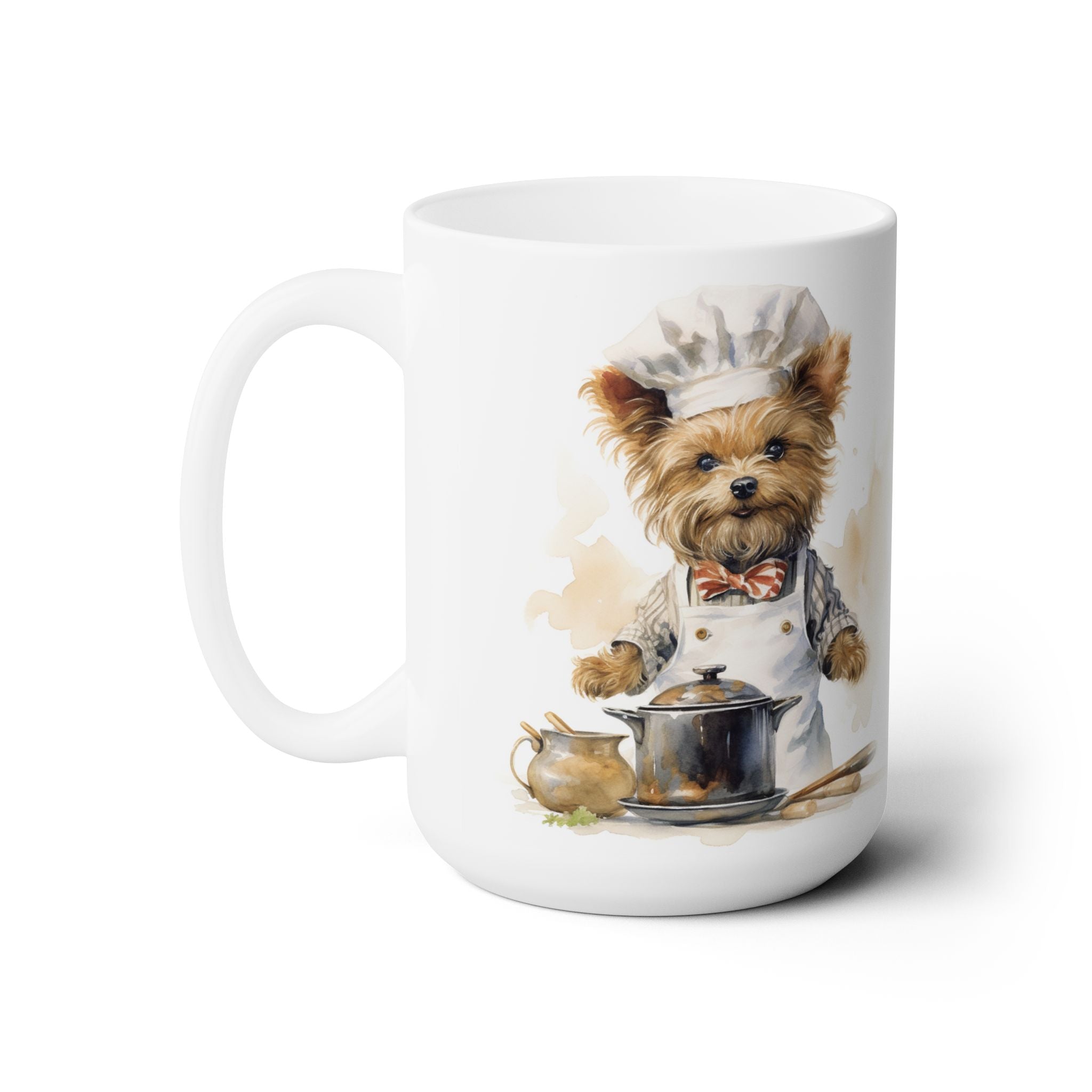 Yorkie Chef Mug - Adorable Yorkshire Terrier Coffee Cup Gift - Darwin & Rose