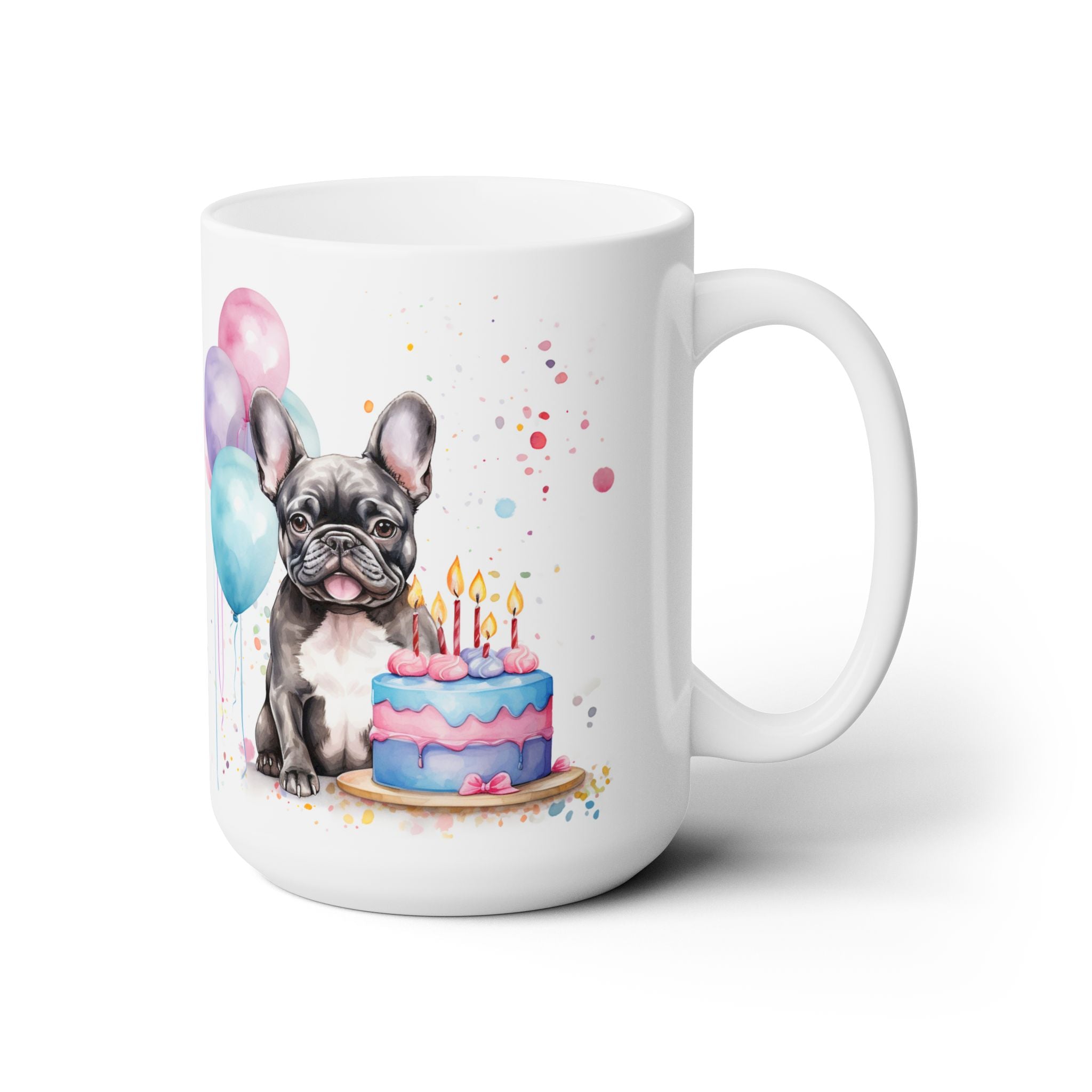 Frenchie Birthday Bash Mug - Cute Gift for Dog Lovers - Darwin & Rose