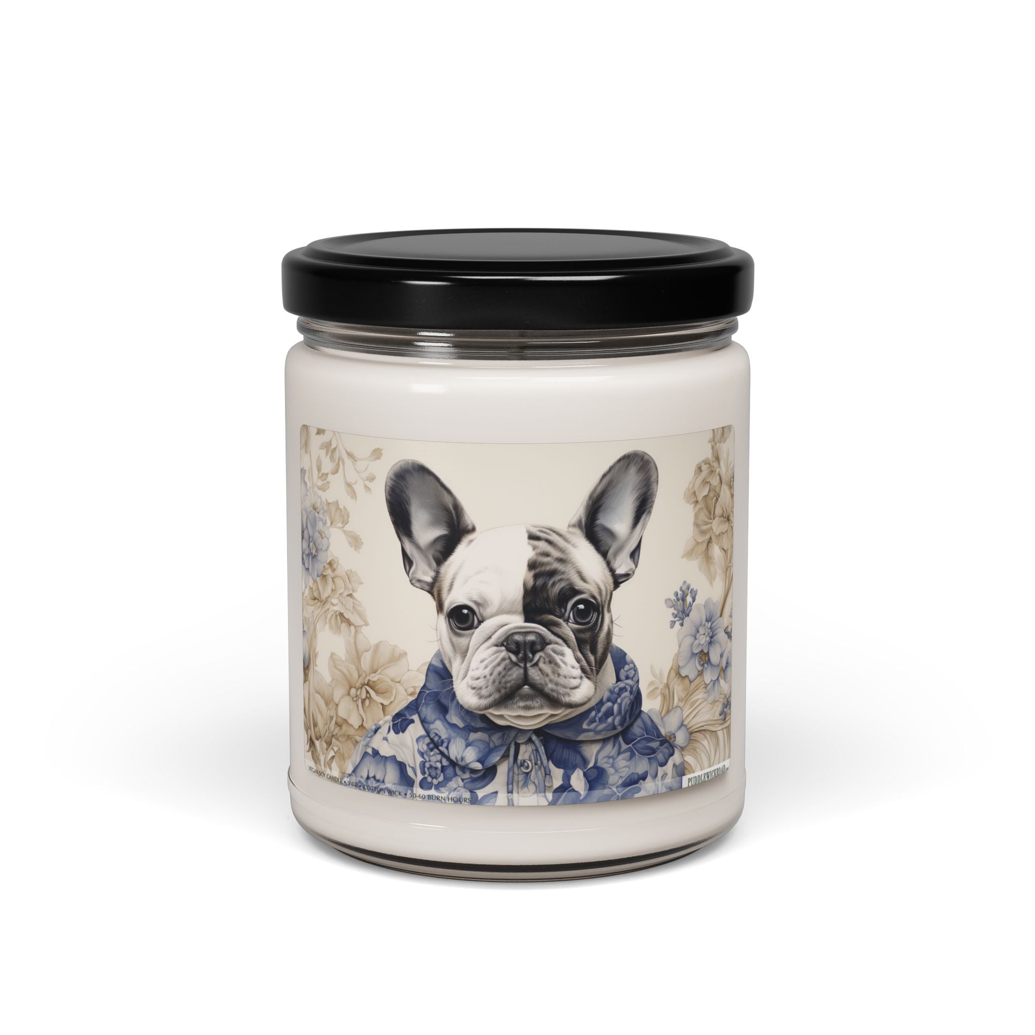 Frenchie Elegance Soy Candle - Bulldog Lovers Gift - Darwin & Rose