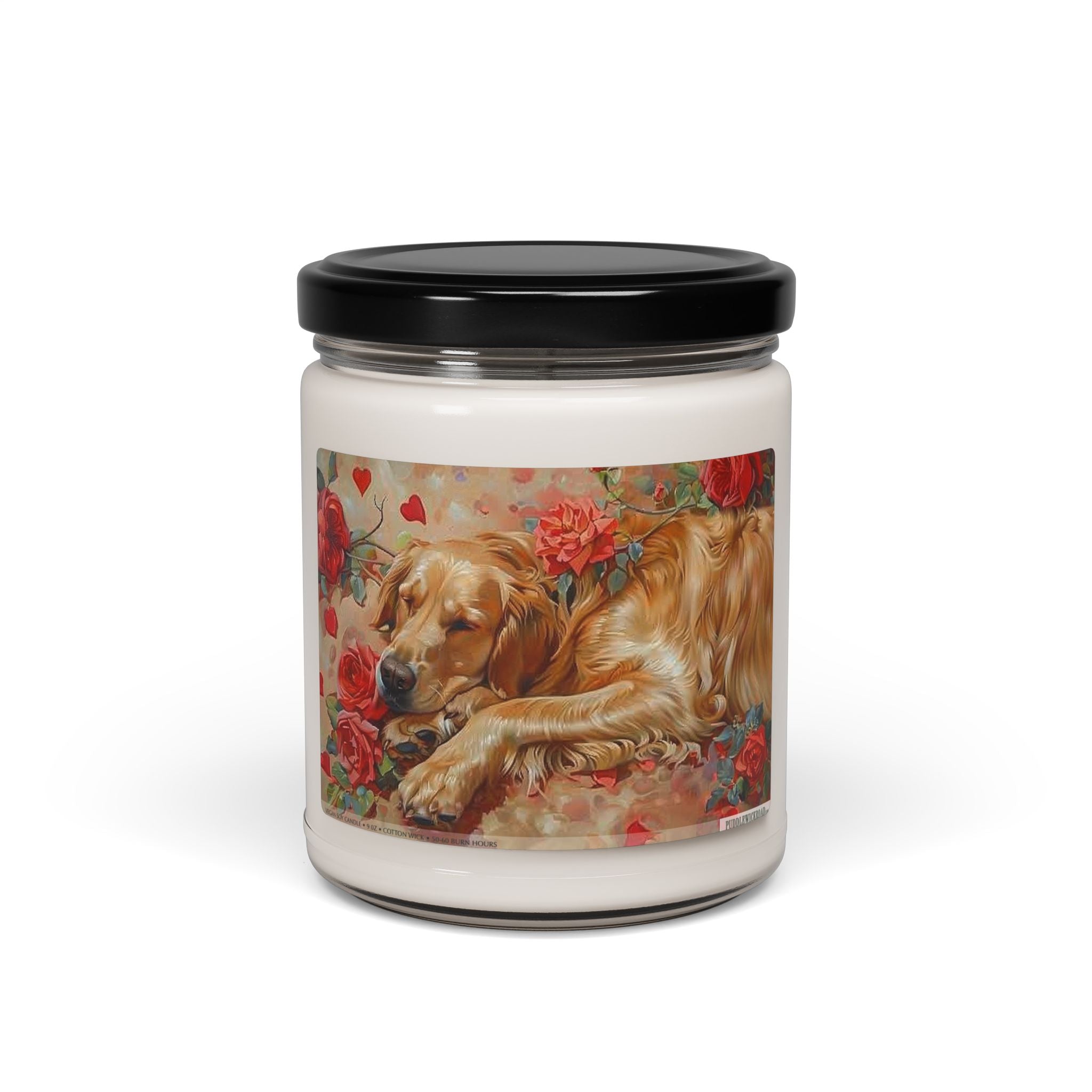 Golden Retriever Scented Candle - Heartfelt Pet Lover Gift - Darwin & Rose