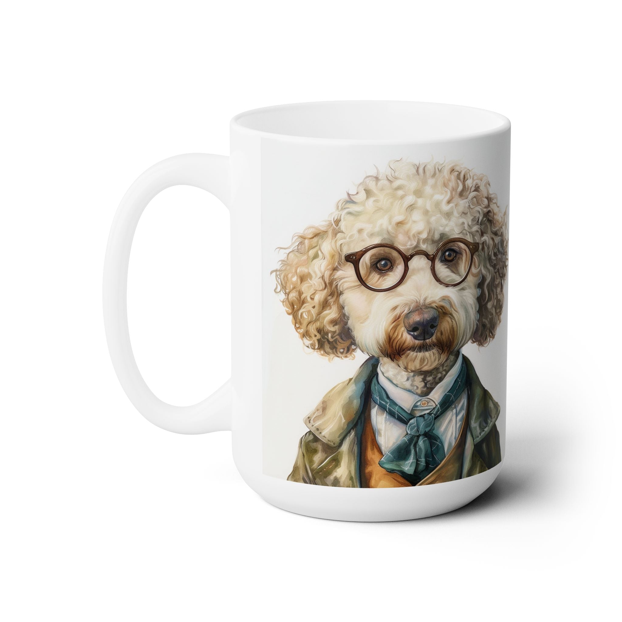 Charming Poodle Professor Mug - Unique Dog Lover Gift - Darwin & Rose