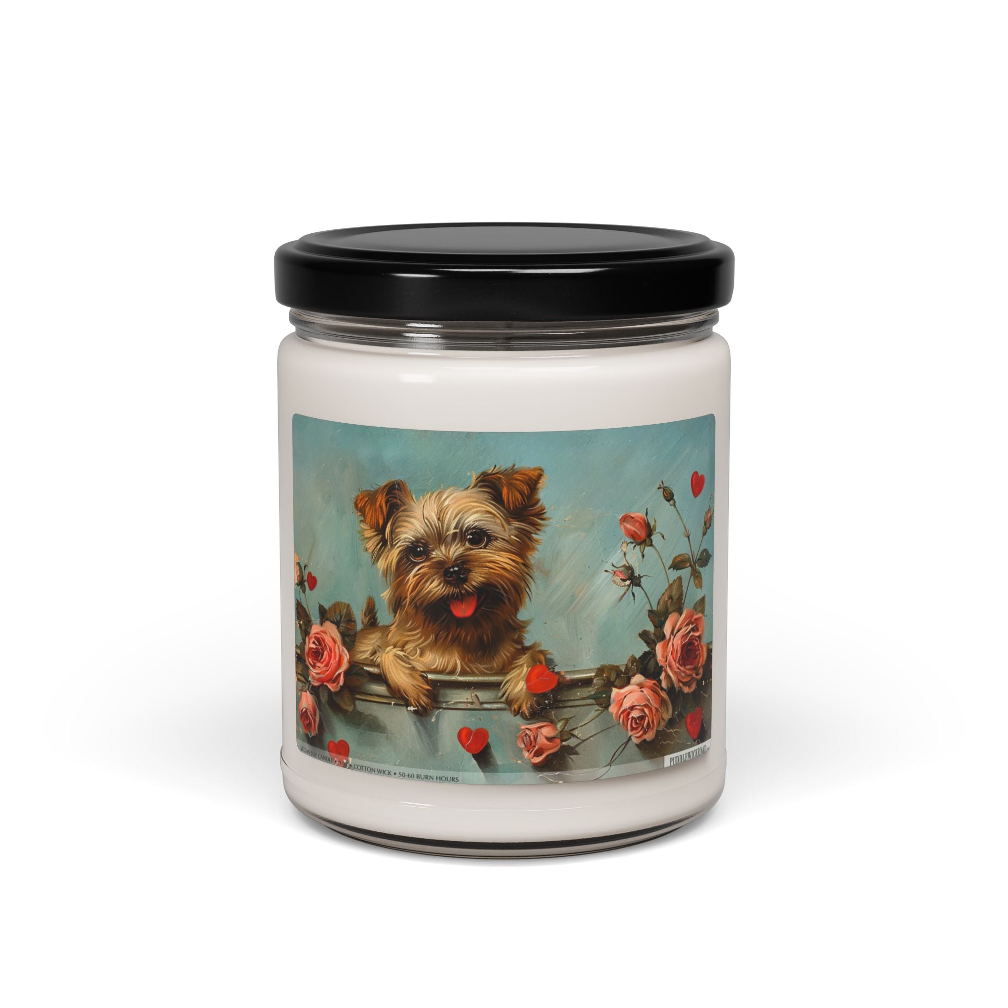 Yorkie Bliss Candle - Adorable Vintage Pet Lover's Gift - Darwin & Rose