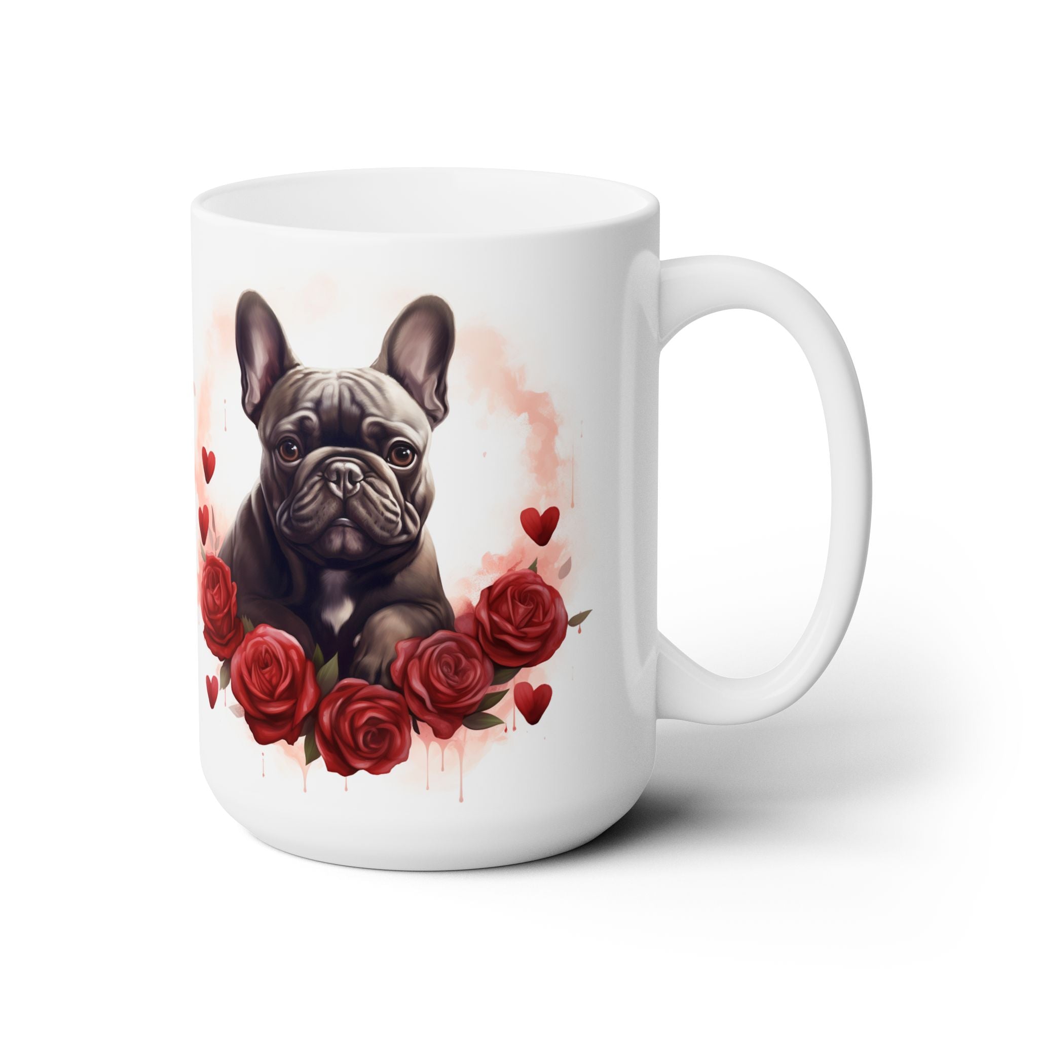 French Bulldog Valentine's Mug - Adorable Frenchie Gift for Dog Lovers - Darwin & Rose