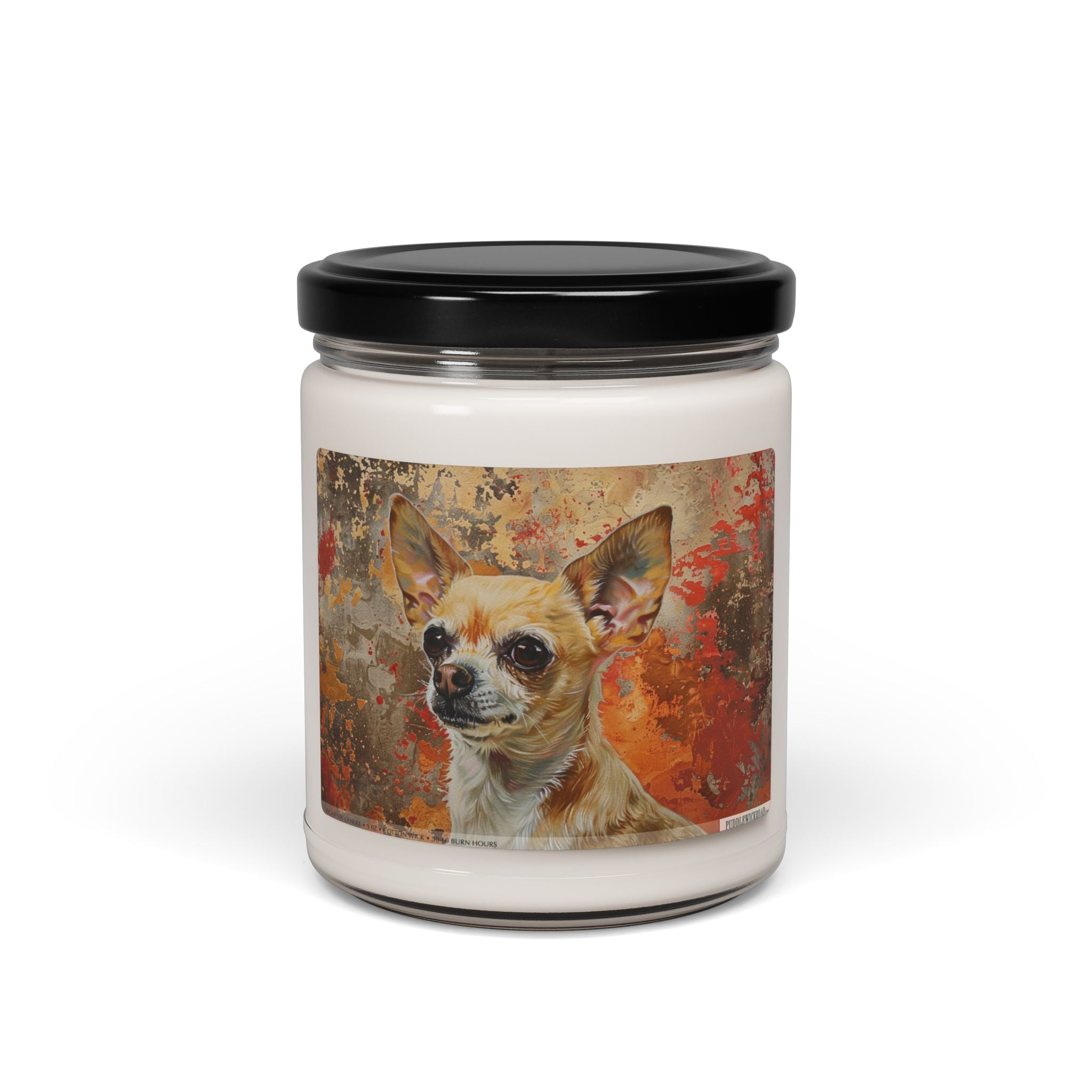 Charming Chihuahua Soy Candle - Dog Lover Gift & Memorial Keepsake - Darwin & Rose