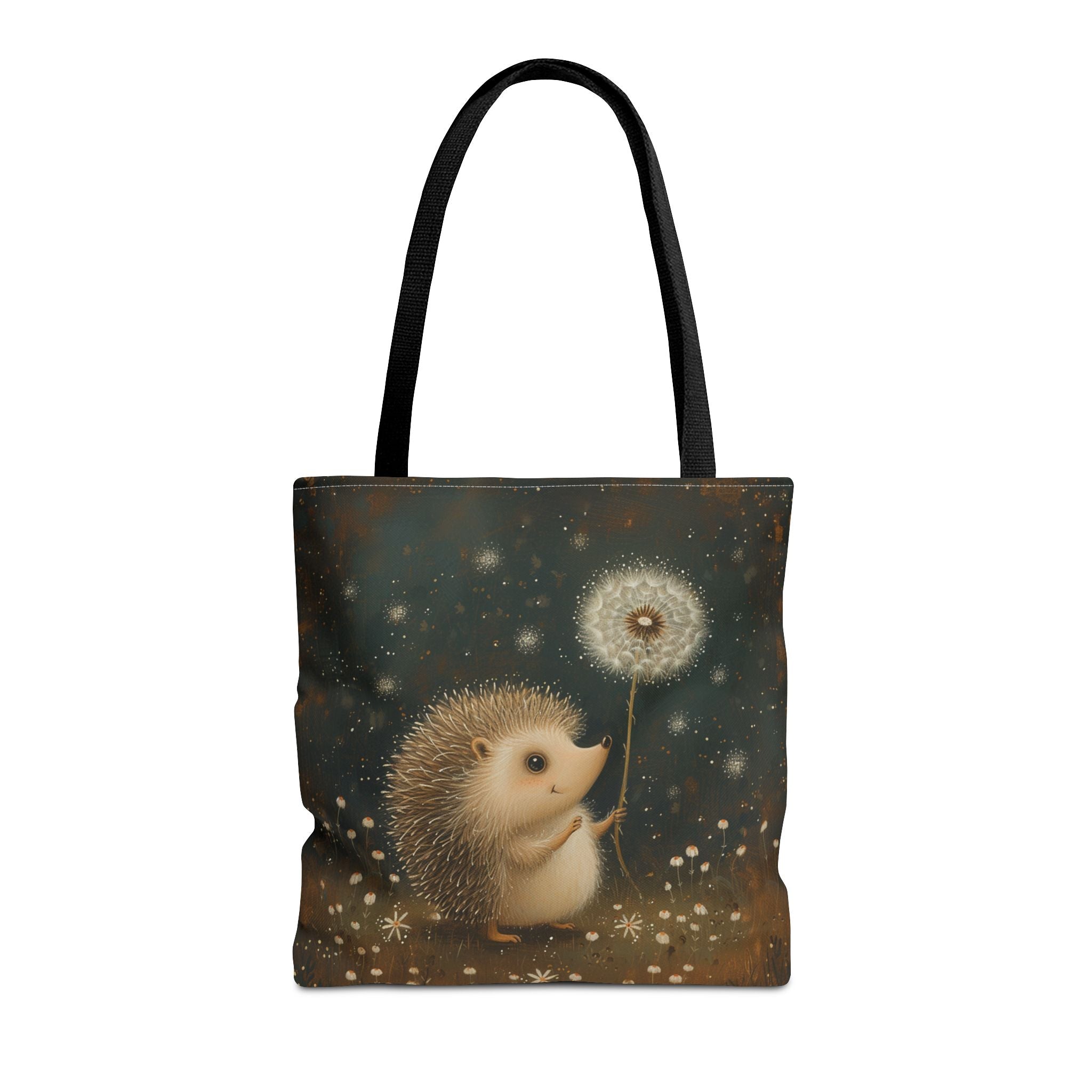 Hedgehog Whimsy Tote Bag, Dreamy Nature Canvas for Animal Lovers - Darwin & Rose