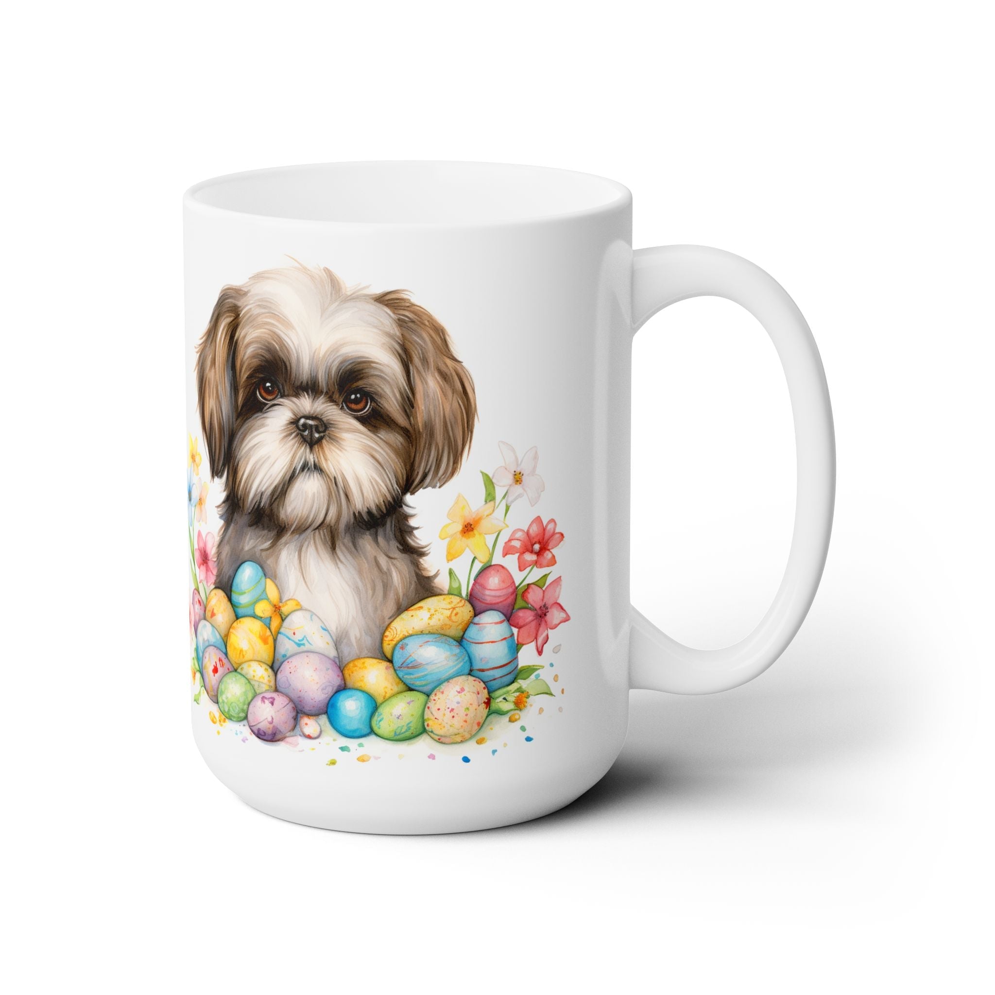 Shih Tzu Easter Joy Mug - Adorable Dog Lover Gift for Spring - Darwin & Rose