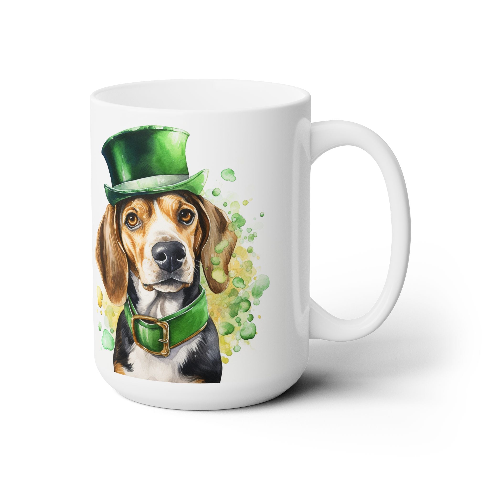 Beagle St. Patrick's Day Coffee Mug - Lucky Pup Gift Idea - Darwin & Rose
