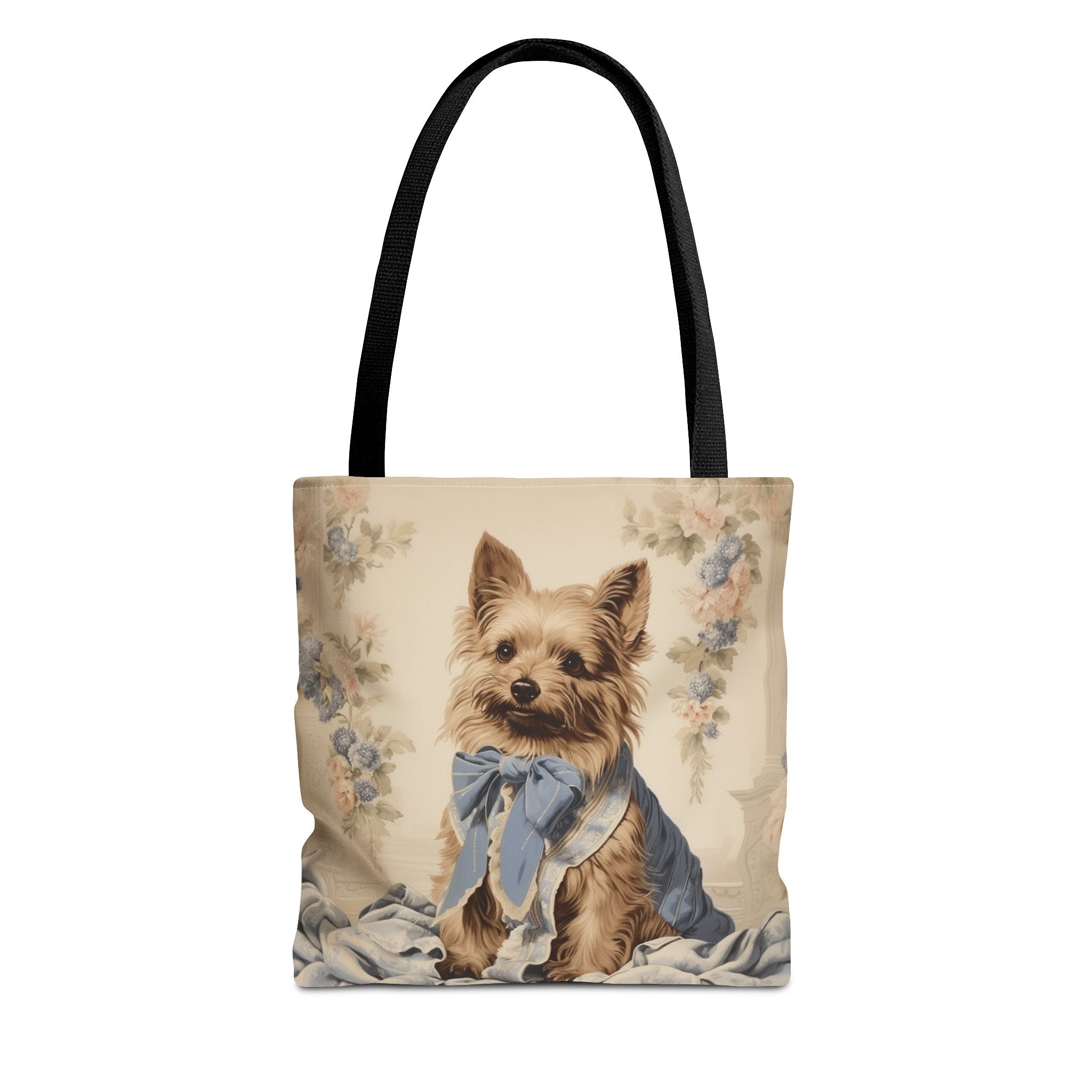 Yorkshire Terrier Tote Bag - Charming Floral Chic Canvas Companion - Darwin & Rose