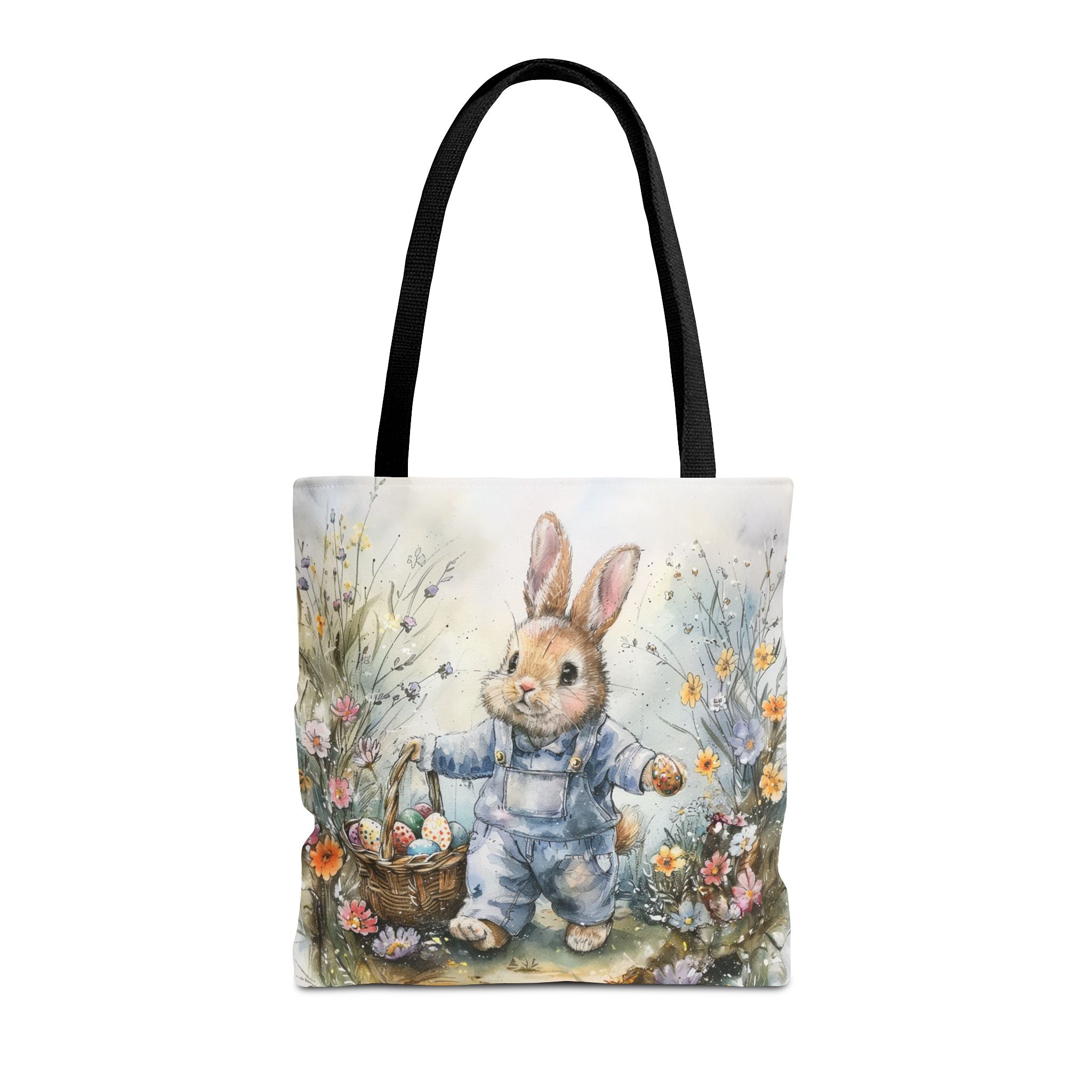 Easter Bunny Garden Tote Bag, Adorable Spring Design for Gift-Giving - Darwin & Rose