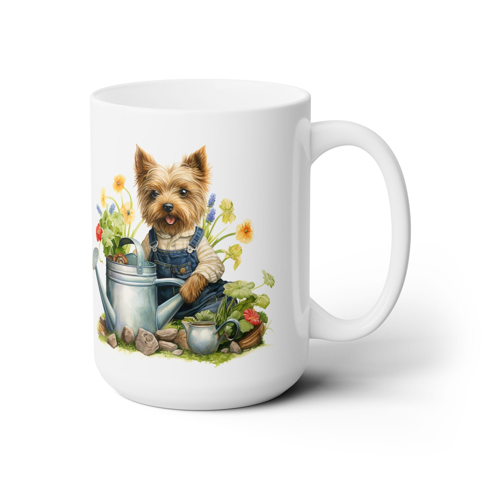 Yorkie Gardener Mug - Yorkshire Terrier Coffee Cup for Dog Lovers - Darwin & Rose