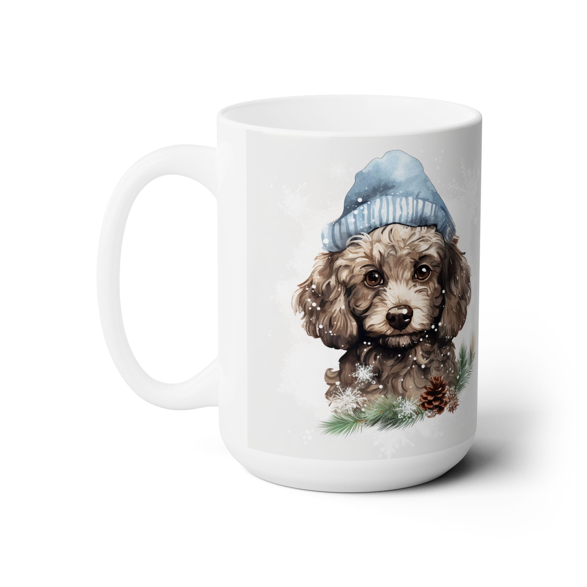 Poodle Winter Wonderland Mug - Cozy Coffee Gift for Dog Lovers - Darwin & Rose