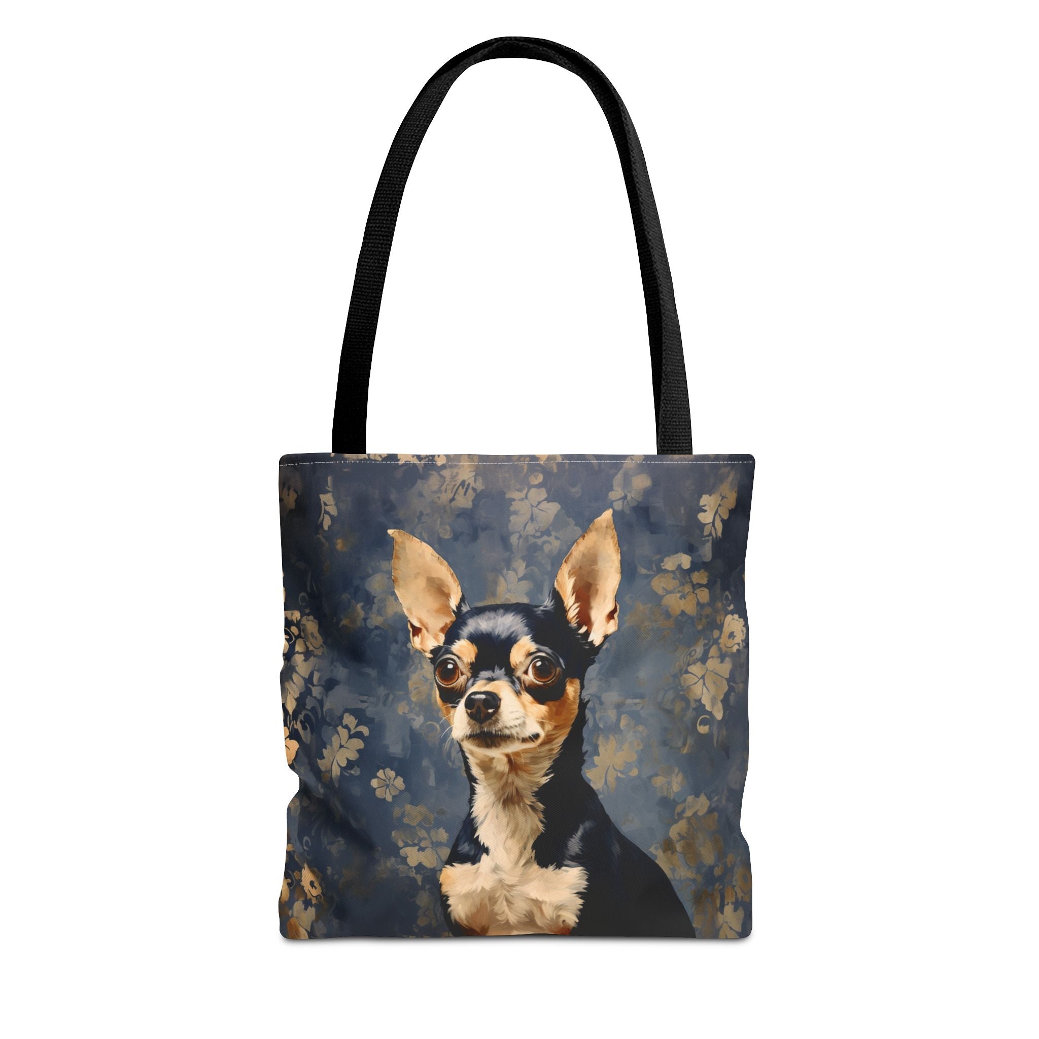 Chic Chihuahua Tote Bag - Floral Art Design for Dog Lovers - Darwin & Rose