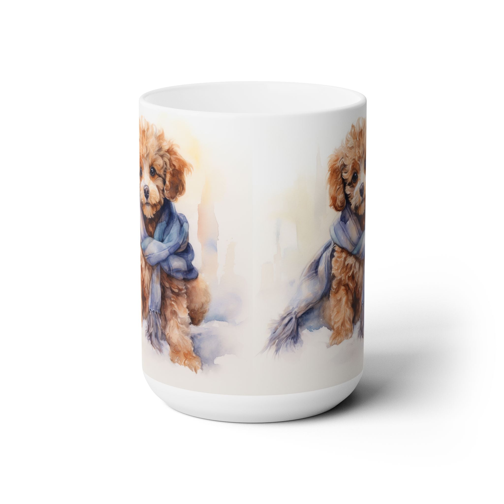 Poodle Pals Winter Mug - Cozy Coffee Companion for Dog Lovers - Darwin & Rose