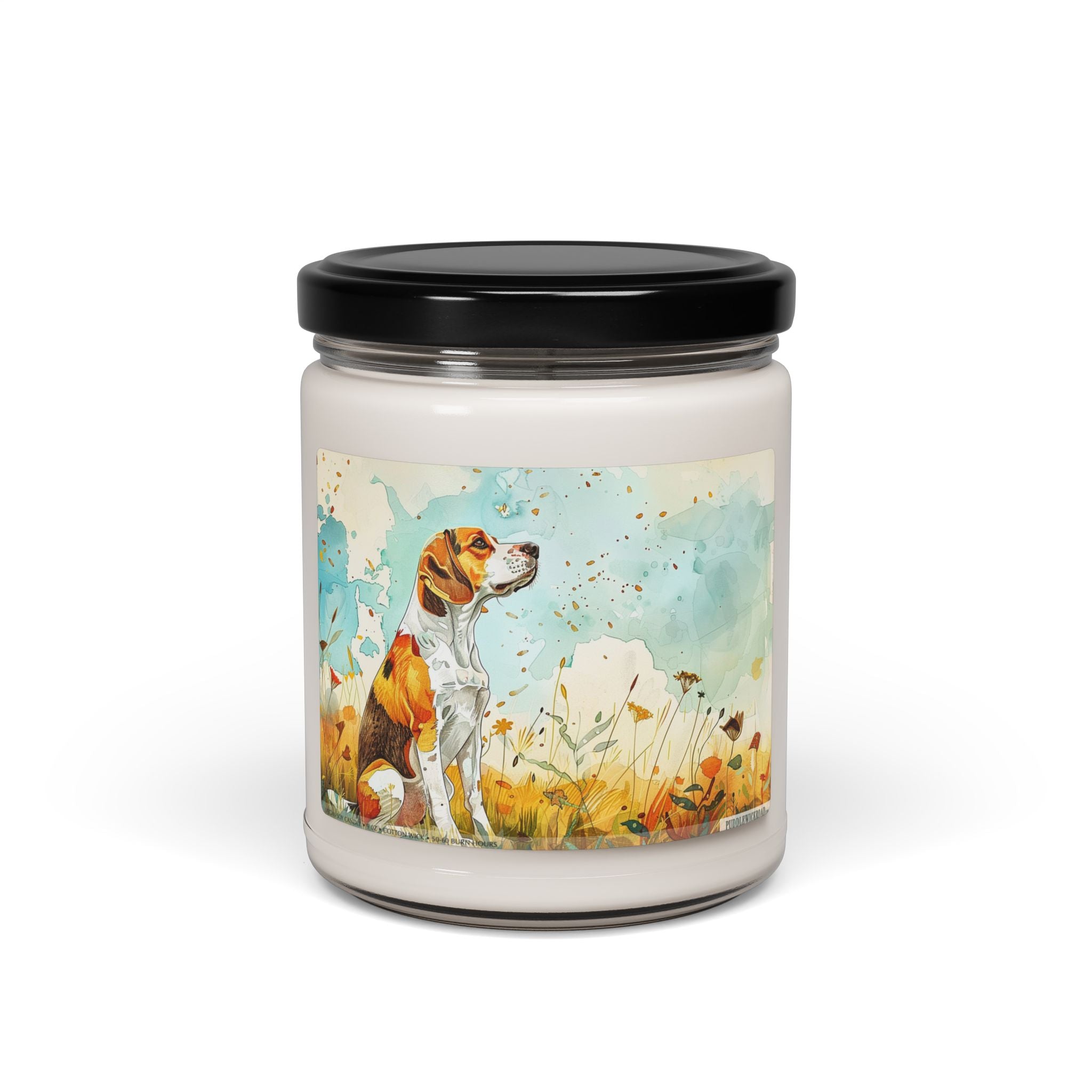 Beagle Bliss Candle - Artisan Memorial Gift for Dog Lovers - Darwin & Rose