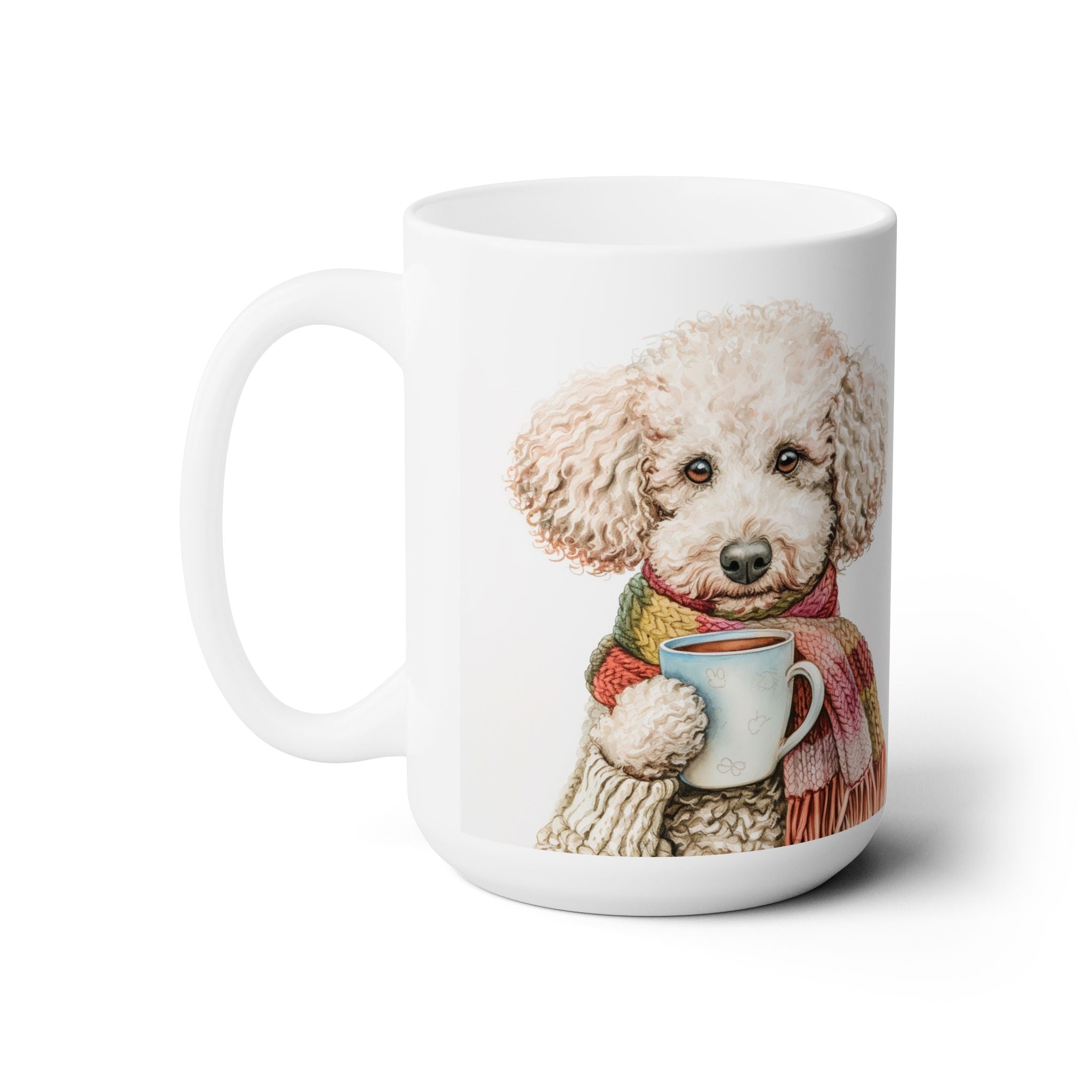 Cozy Poodle Coffee Mug - Adorable Dog Lover Gift Inspiration - Darwin & Rose