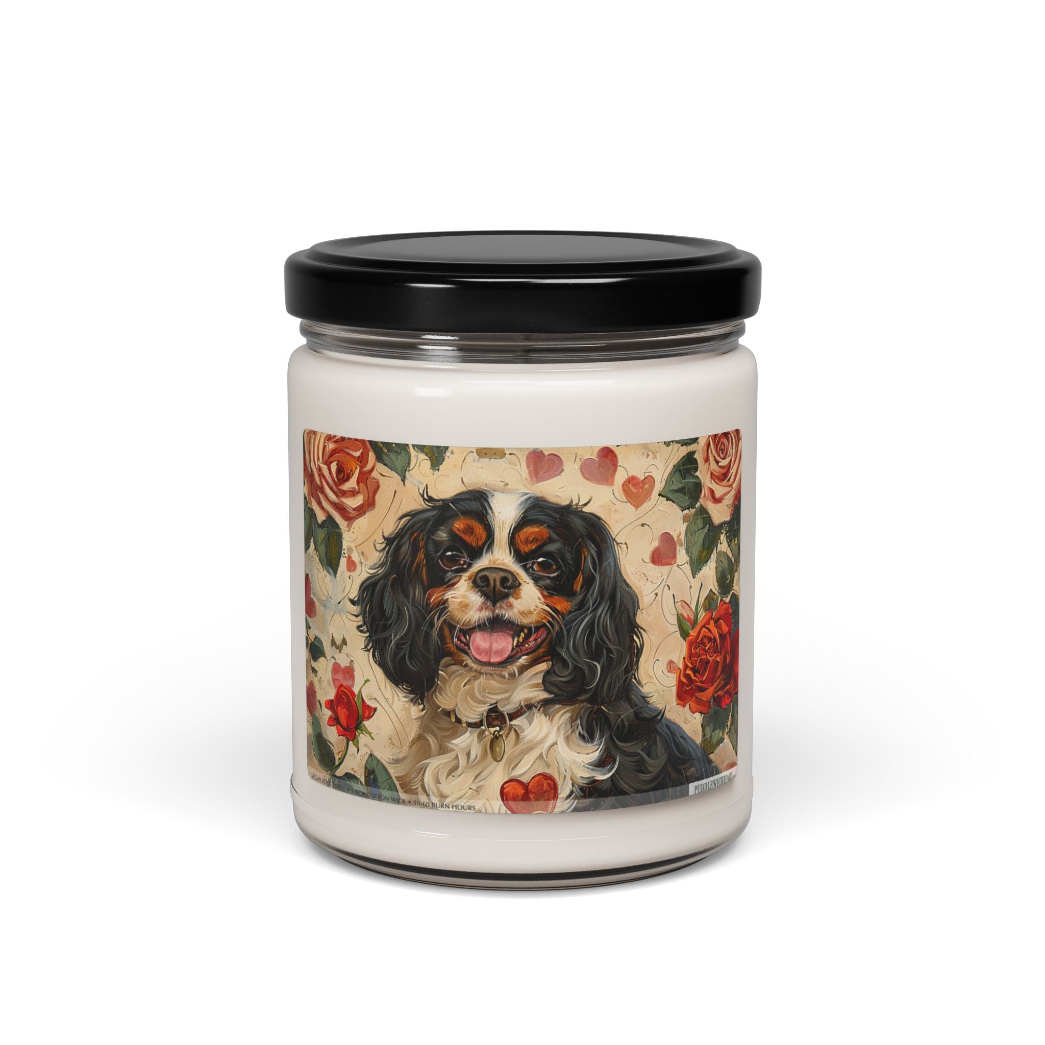 Cavalier King Charles Spaniel Candle - Vintage Dog Lover Gift - Darwin & Rose