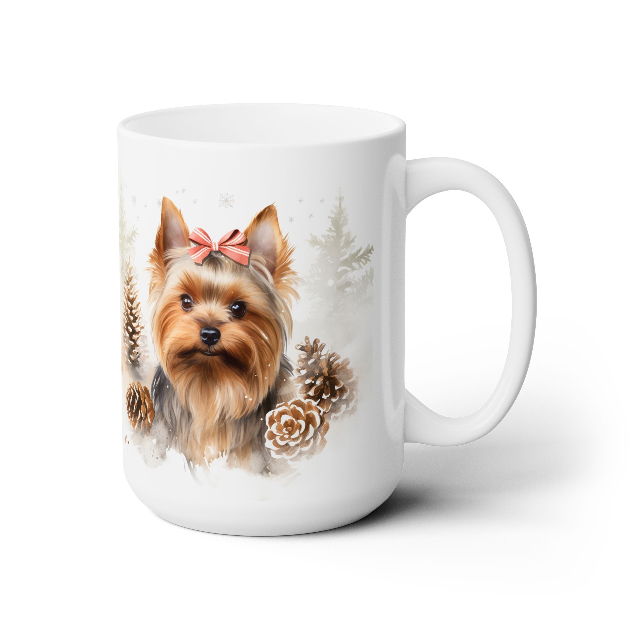 Yorkie Winter Wonderland Mug - Yorkshire Terrier Gift for Dog Lovers - Darwin & Rose