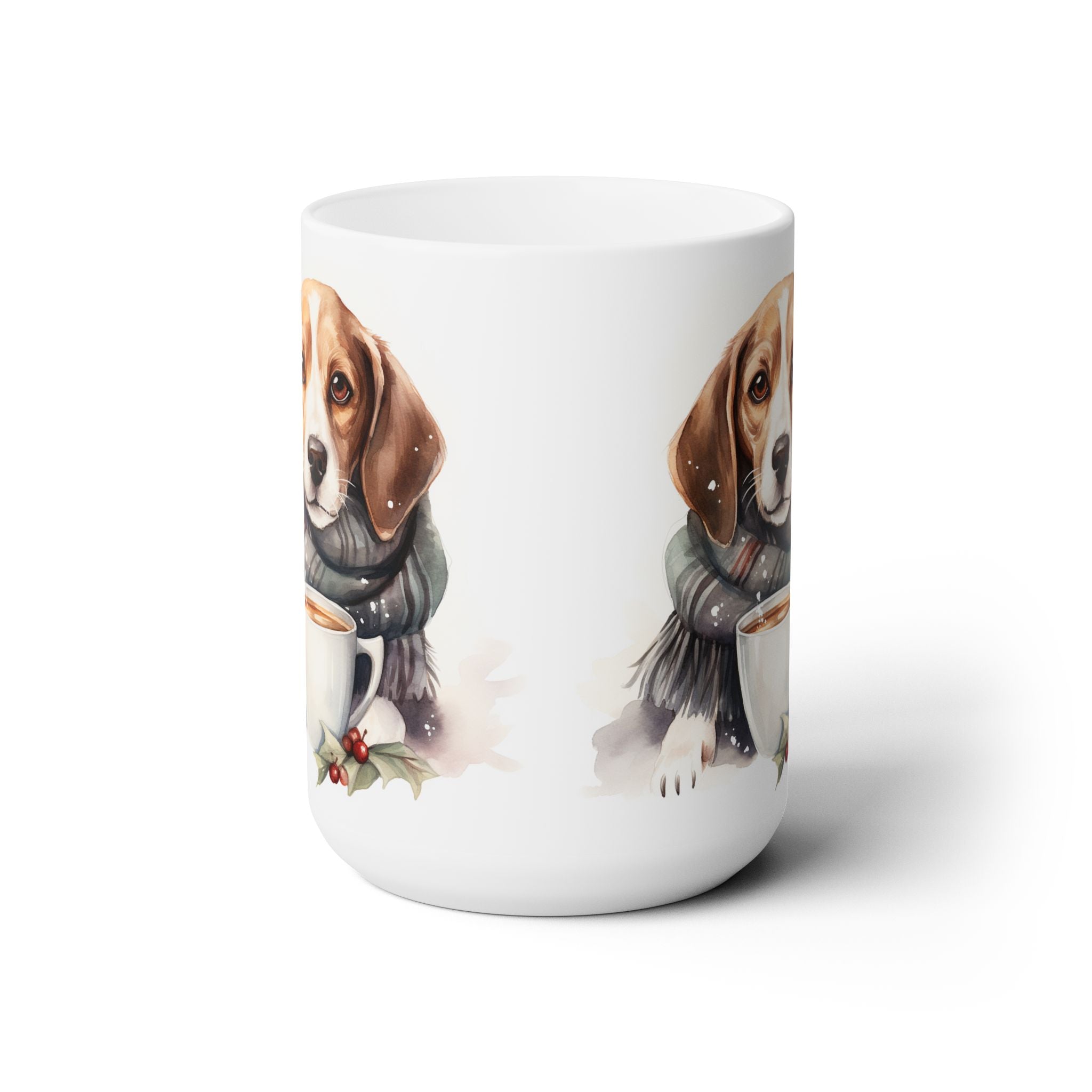 Cozy Beagle Winter Mug - Holiday Dog Lover Gift Idea - Darwin & Rose