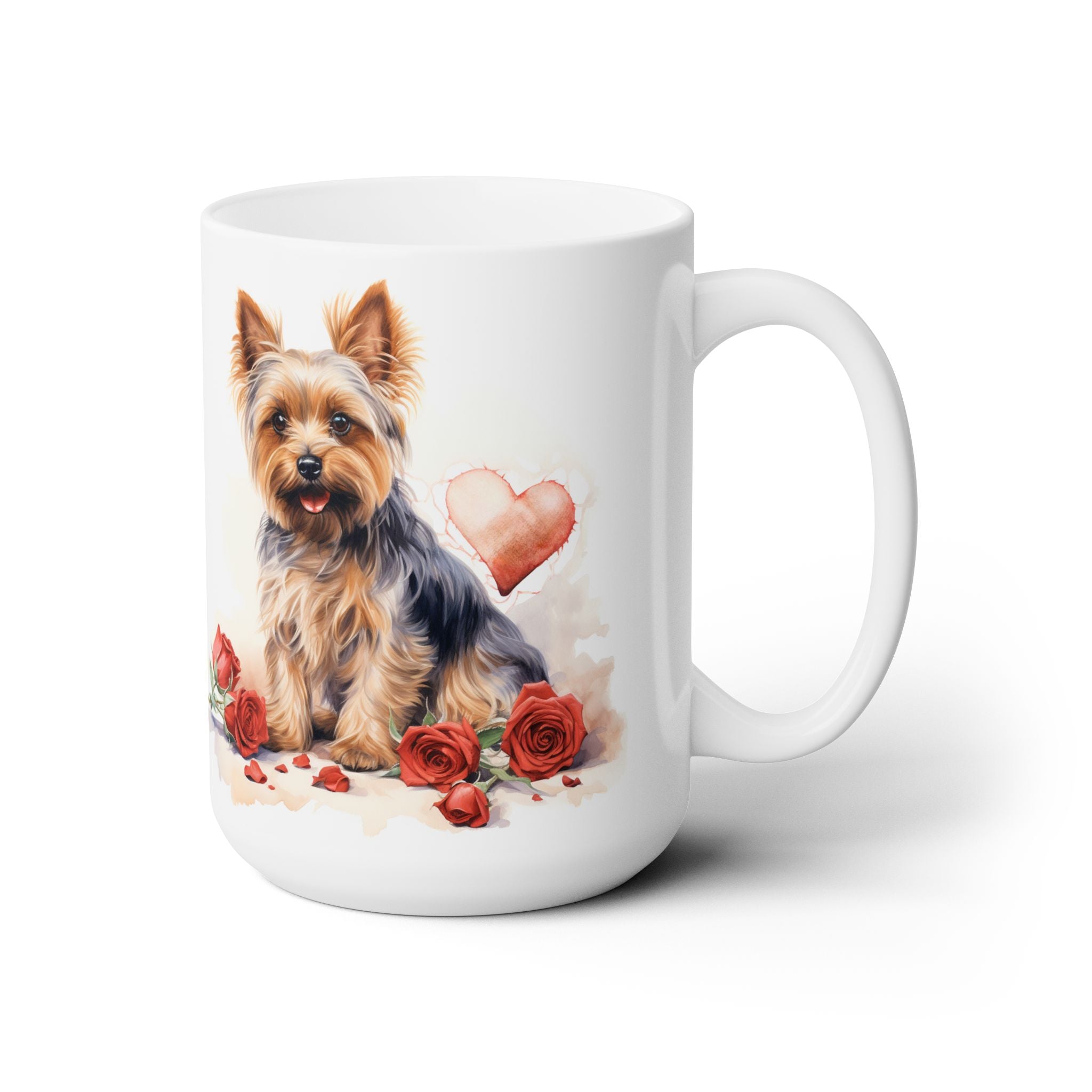 Yorkie Lover Valentine's Day Mug - Yorkshire Terrier Gift Cup - Darwin & Rose