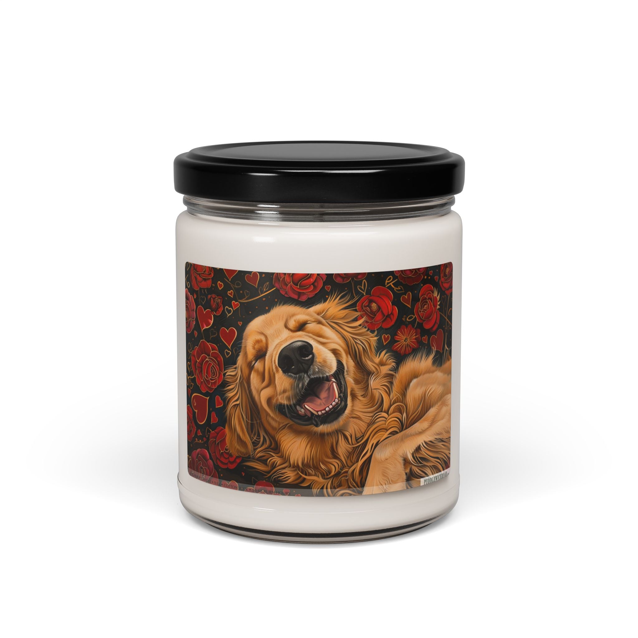 Golden Retriever Smiling Candle - A Dog Lover's Delight - Darwin & Rose