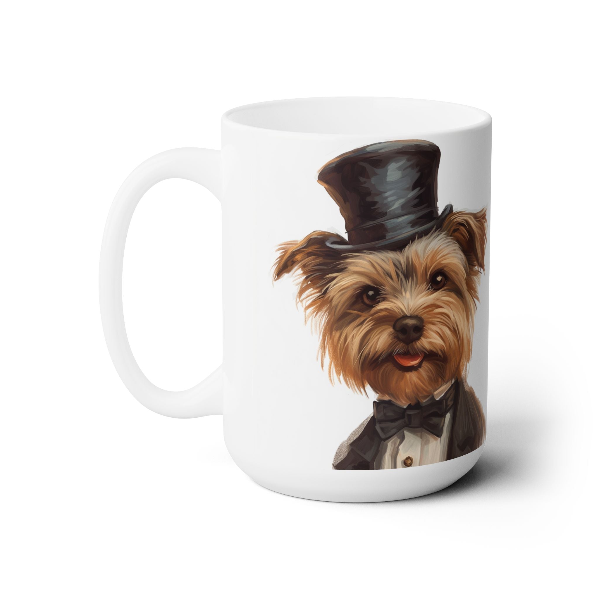Yorkie Gentleman Mug - Yorkshire Terrier Coffee Cup, Gift for Yorkie Lovers - Darwin & Rose