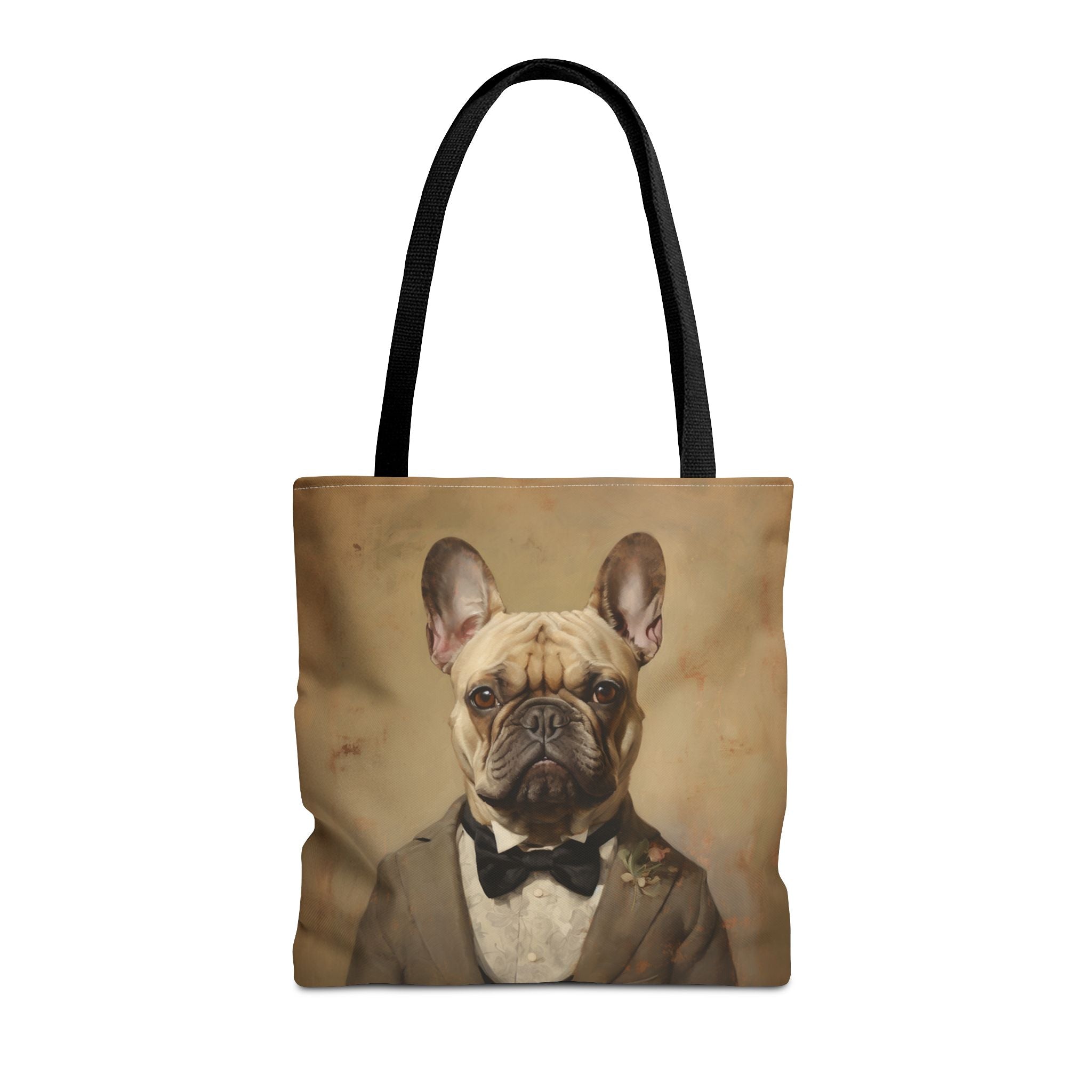 French Bulldog Dapper Tote, Eco-Friendly Canvas Bag for Dog Lovers - Darwin & Rose