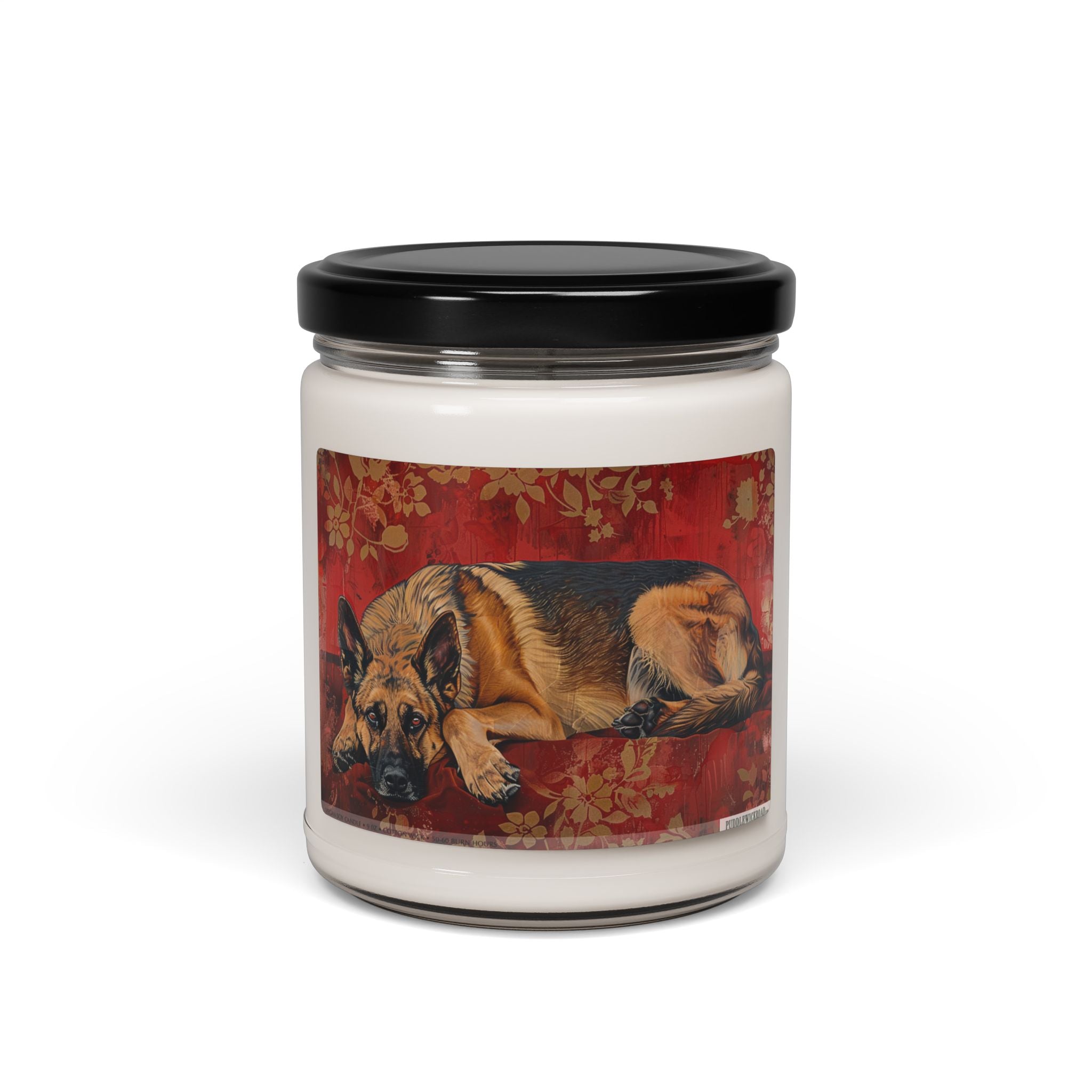 German Shepherd Candle - Cozy Decor & Dog Lover Gift - Darwin & Rose