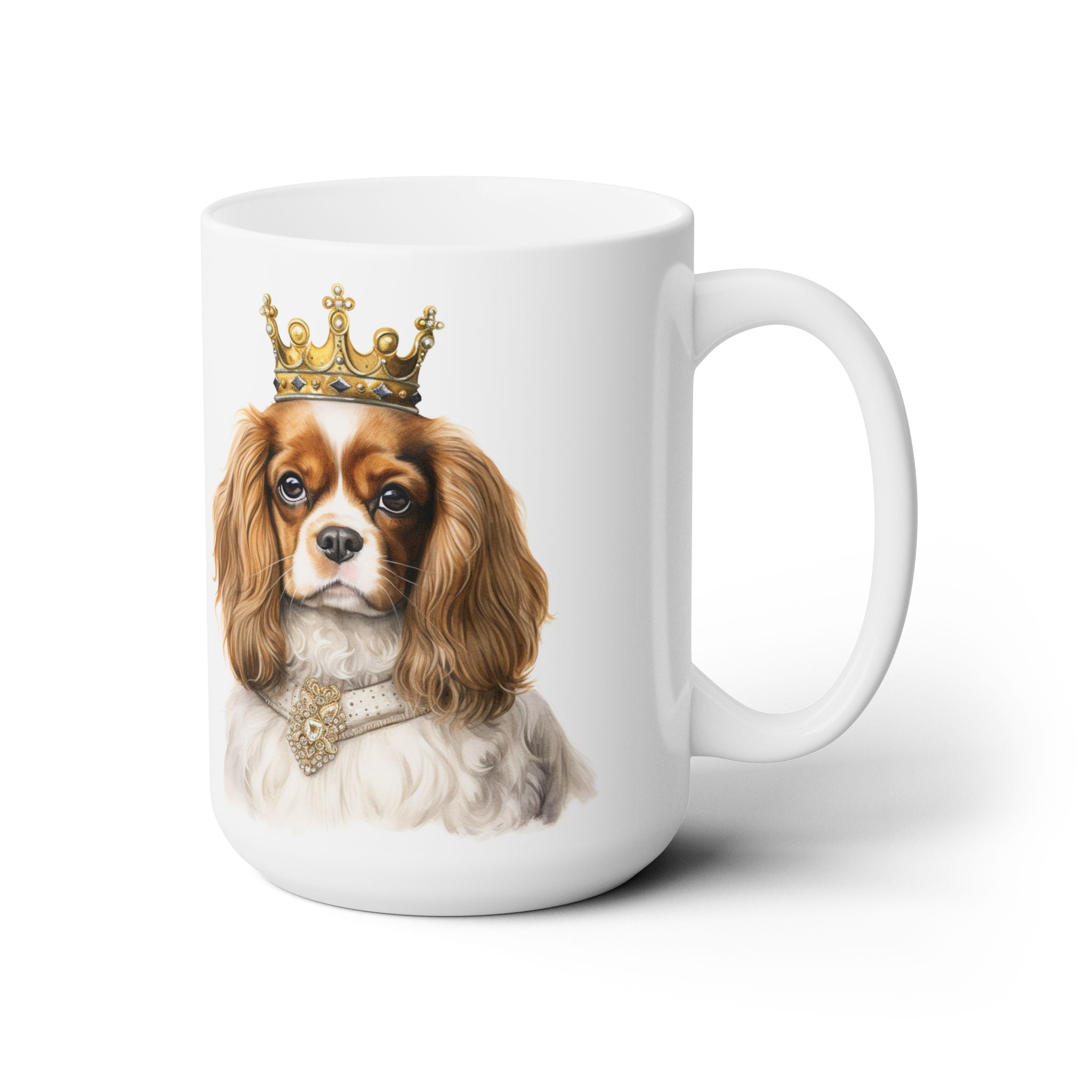 Cavalier King Charles Spaniel Royalty Mug - Elegant Dog Lover Gift - Darwin & Rose