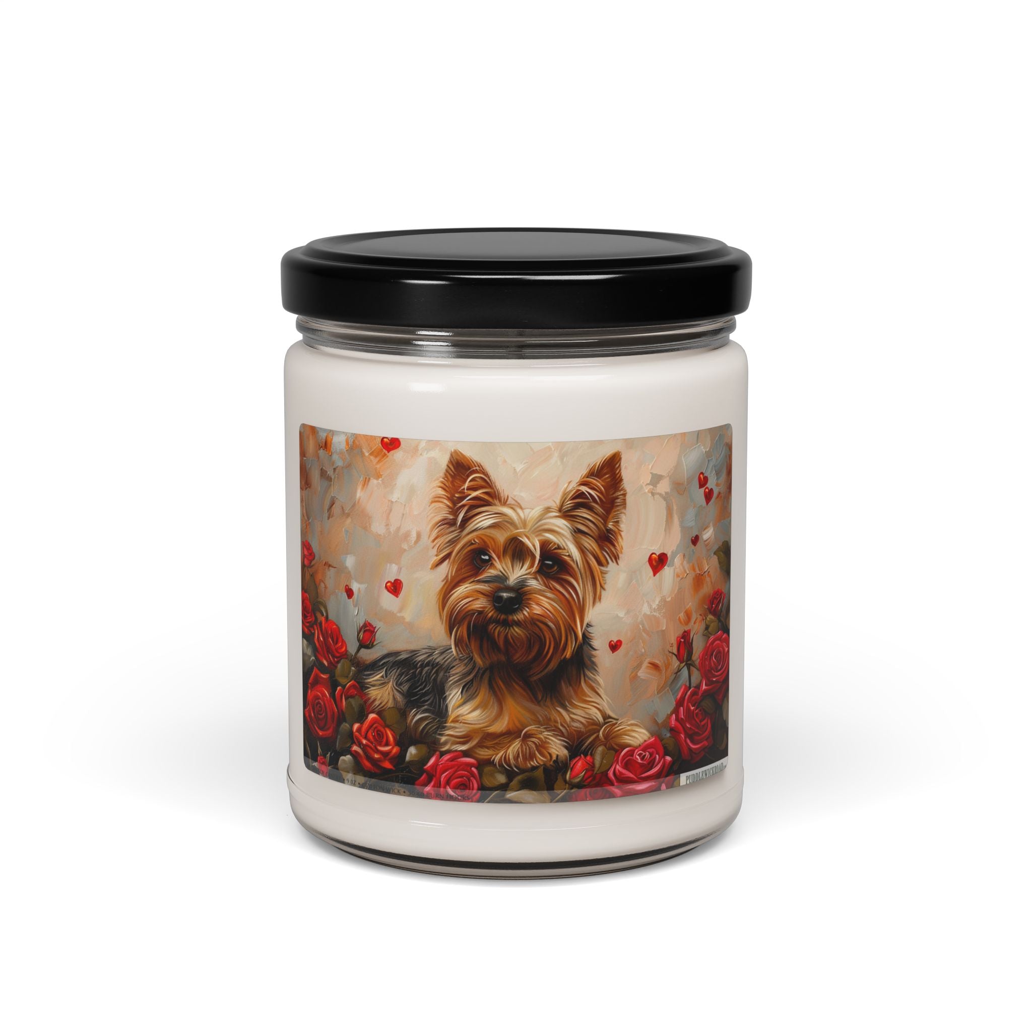 Yorkie Love Candle - Yorkshire Terrier Gift for Dog Lovers - Darwin & Rose