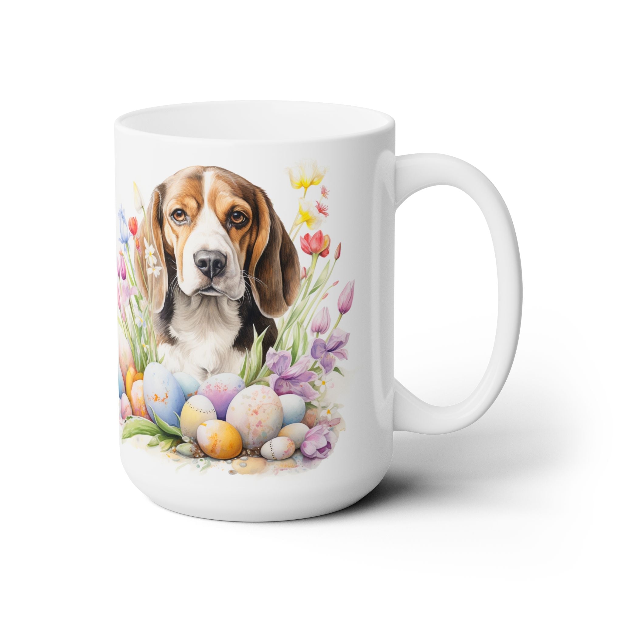Beagle Easter Mug - Adorable Spring Design for Dog Lovers - Darwin & Rose