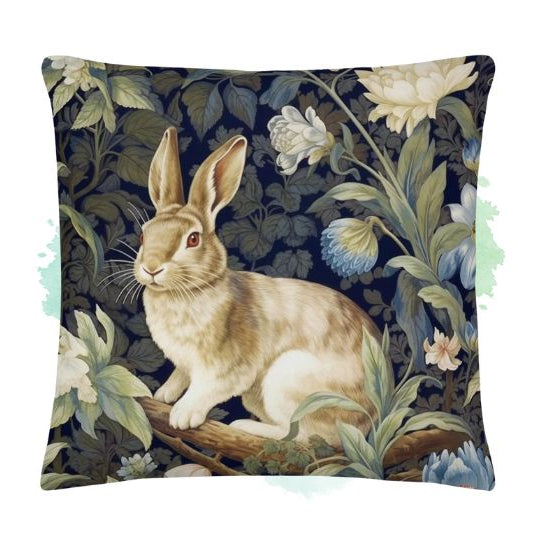 🐰 Splash of Fun Darwin & Rose's Bunny Blooms Pillowcase! 🐰