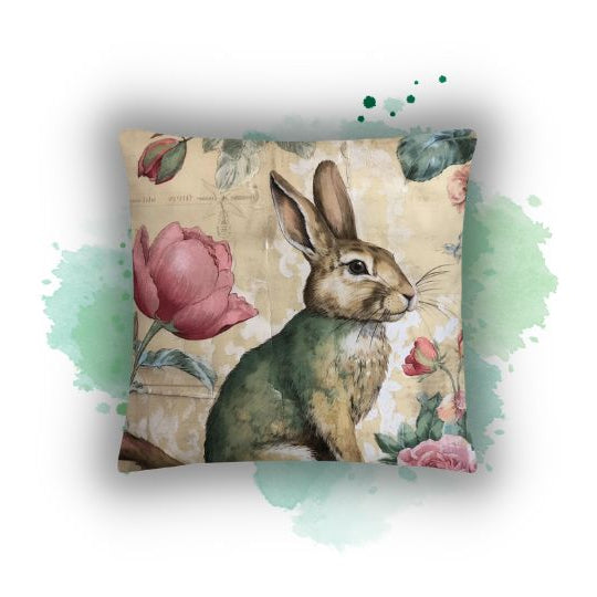 Timeless Charm Meets Whimsy: Introducing 'Bunny Blooms' Vintage Inspired Pillowcases by Darwin & Rose Home Decor