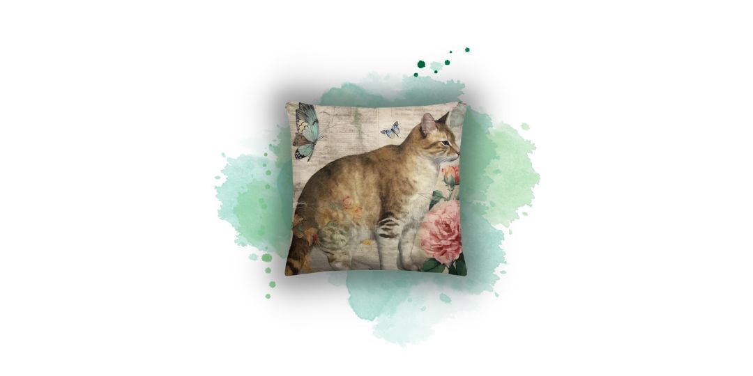 Elevate Your Home Office with "Cat Charisma" at Darwin & Rose Home Decor!