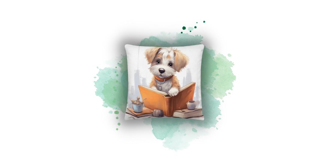 Nostalgia with Our Vintage-Inspired Dog Storytime Pillowcase