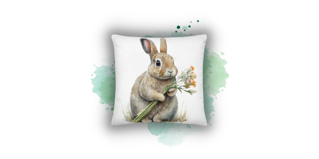 Embrace Nostalgia with 'Vintage Inspired' Easter Bunny Pillow Cases: A Timeless Easter Tale from Darwin & Rose Home Decor