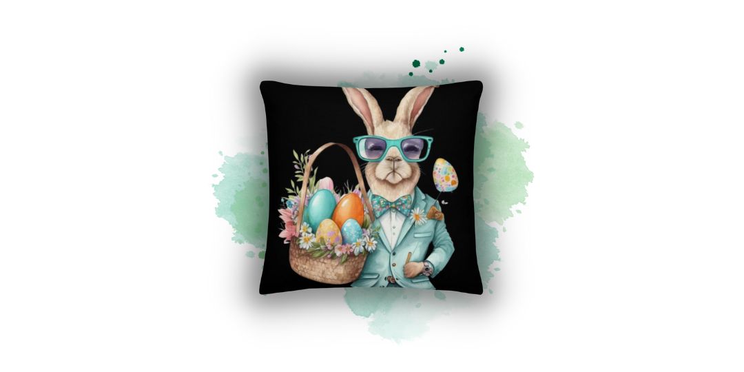 Transform Your Workspace with Darwin & Rose's "Fabulous Bunny" Pillowcase!