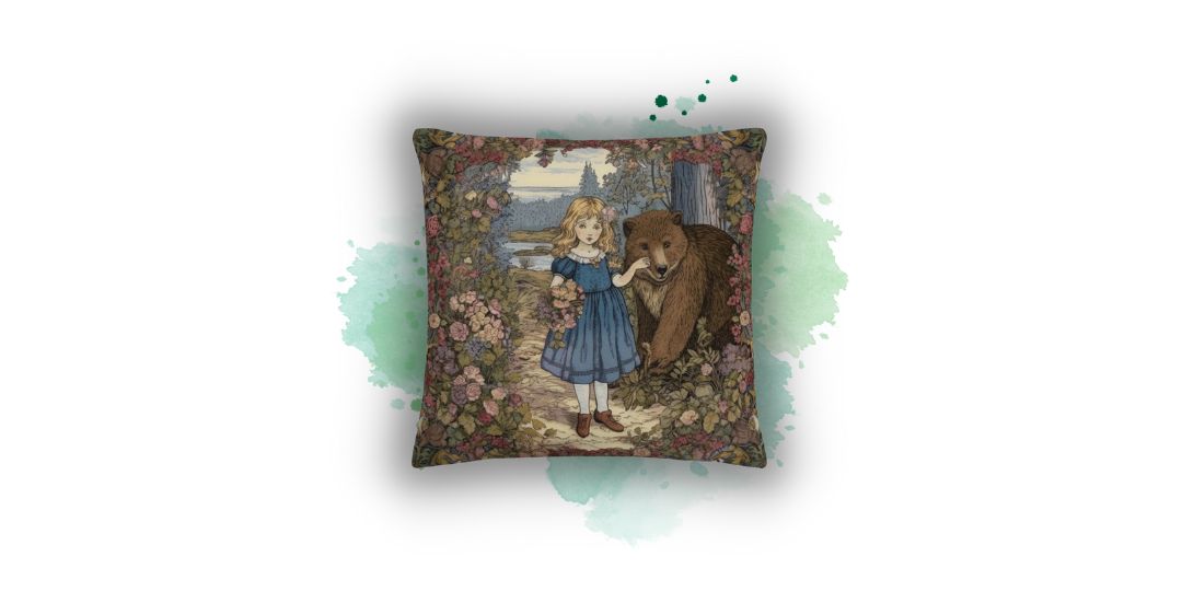 Embrace Nature's Magic: Vintage Inspired 'Forest Friends' Pillowcases by Darwin & Rose Home Decor