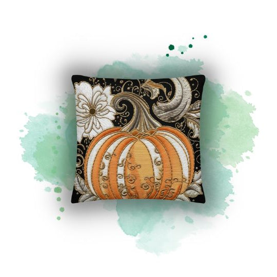 Vintage Charm with Darwin & Rose's Pumpkin Fleur Pillow Case!