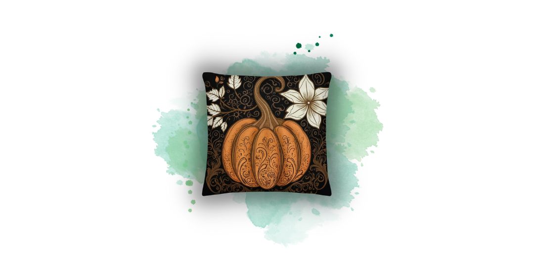 Harvesting Home Vibes with Darwin & Rose's Pumpkin Patch Pillow Case!