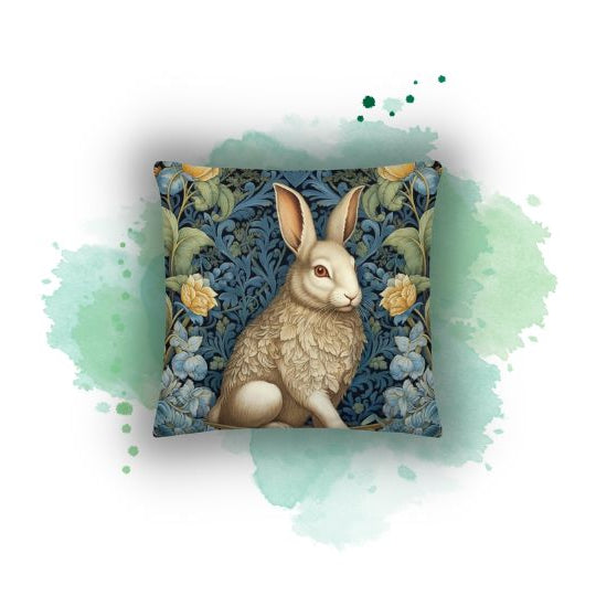 Vintage Elegance with Darwin & Rose's Rabbit's Retreat Pillow Case!