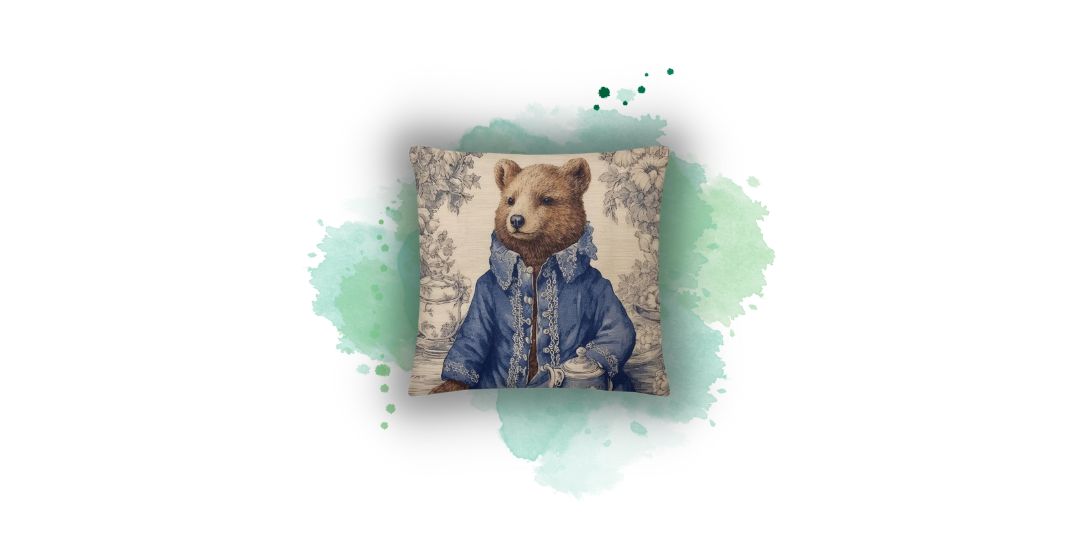 Unleash Your Home Office's Potential with "Regal Bear" at Darwin & Rose Home Decor!