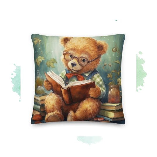 Embrace Cozy Nights with Our Snuggle Stories Bear Pillow Case from Darwin & Rose Home Decor