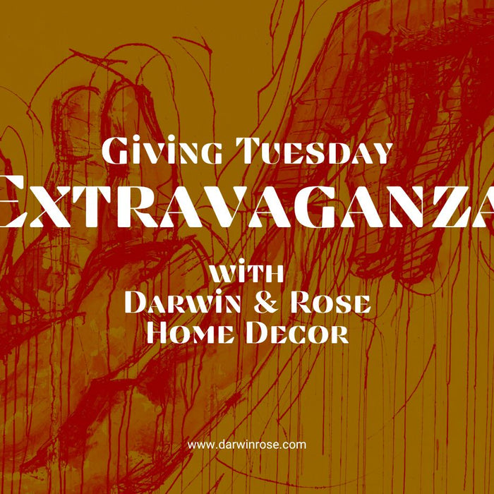 Giving Tuesday Extravaganza with Darwin & Rose Home Decor!