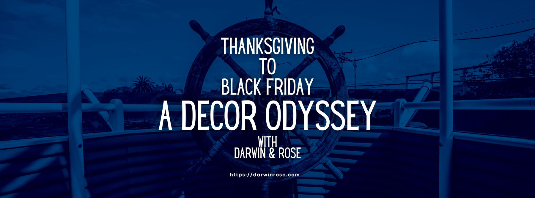 Thanksgiving to Black Friday: A Decor Odyssey with Darwin & Rose!