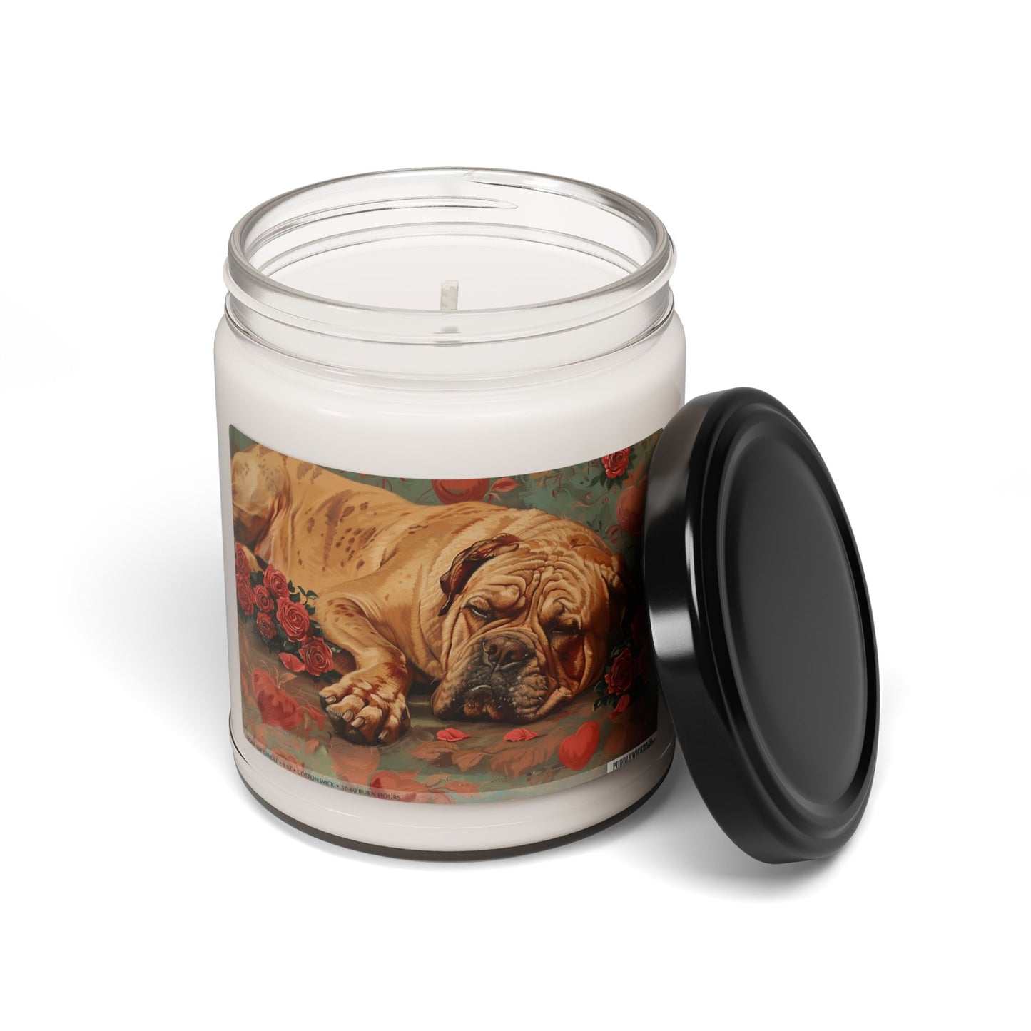 Gentle Mastiff Memorial Soy Candle, Vintage Pet Lover Gift